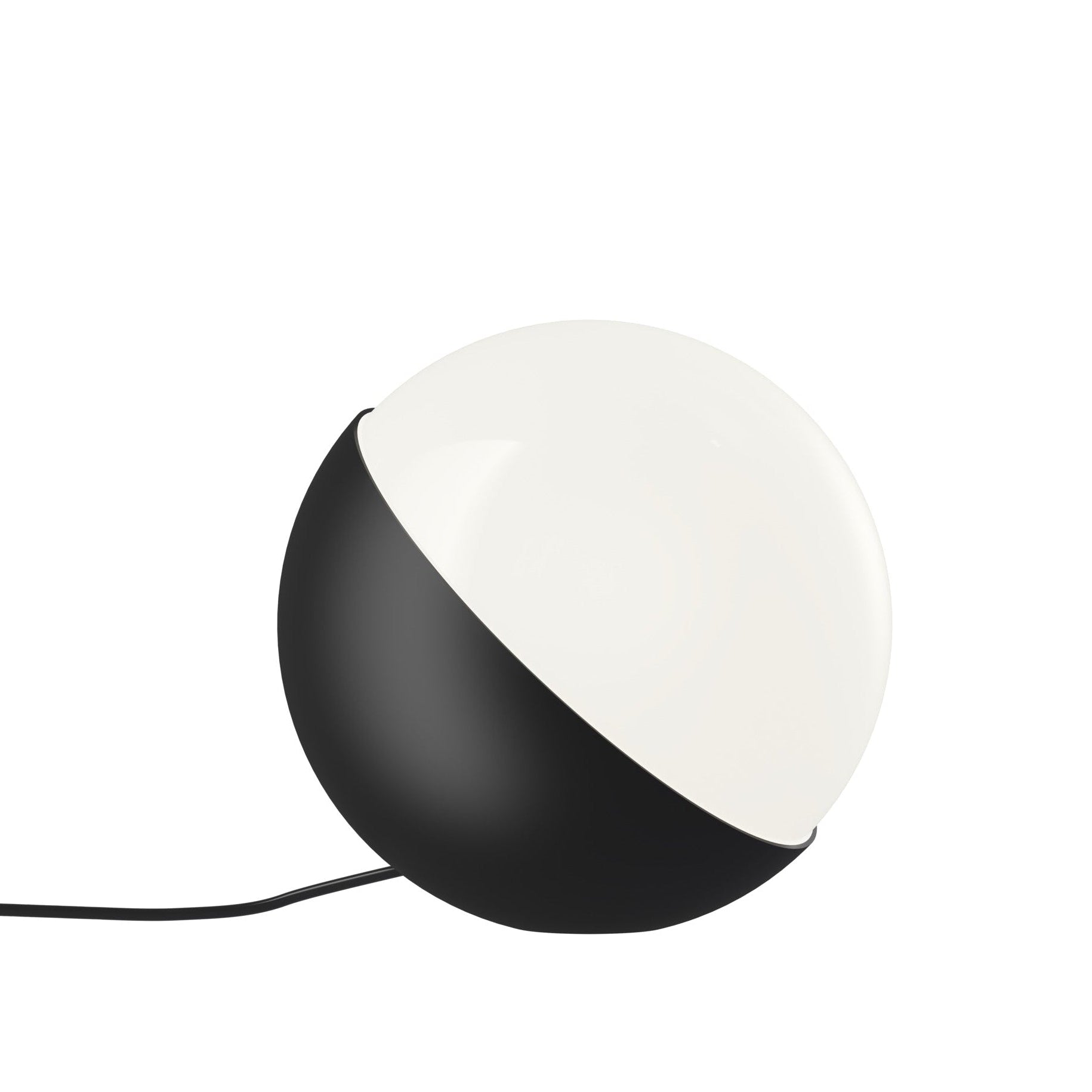 Lampa VL STUDIO biały z czarną podstawą