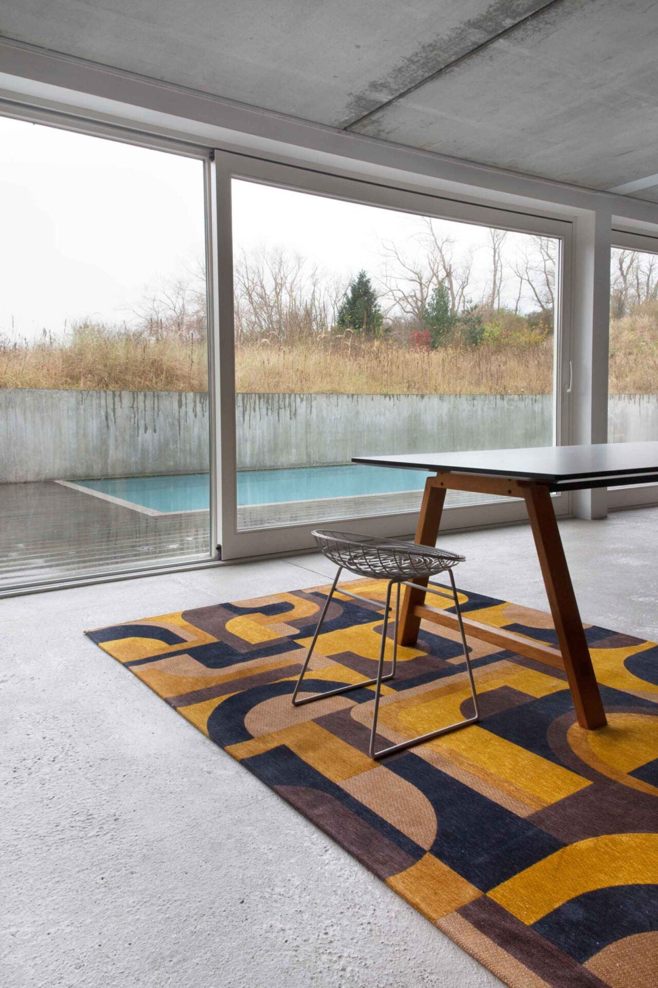 Koberec MODULE ŽLUTÝ MEYER žluto-hnědý