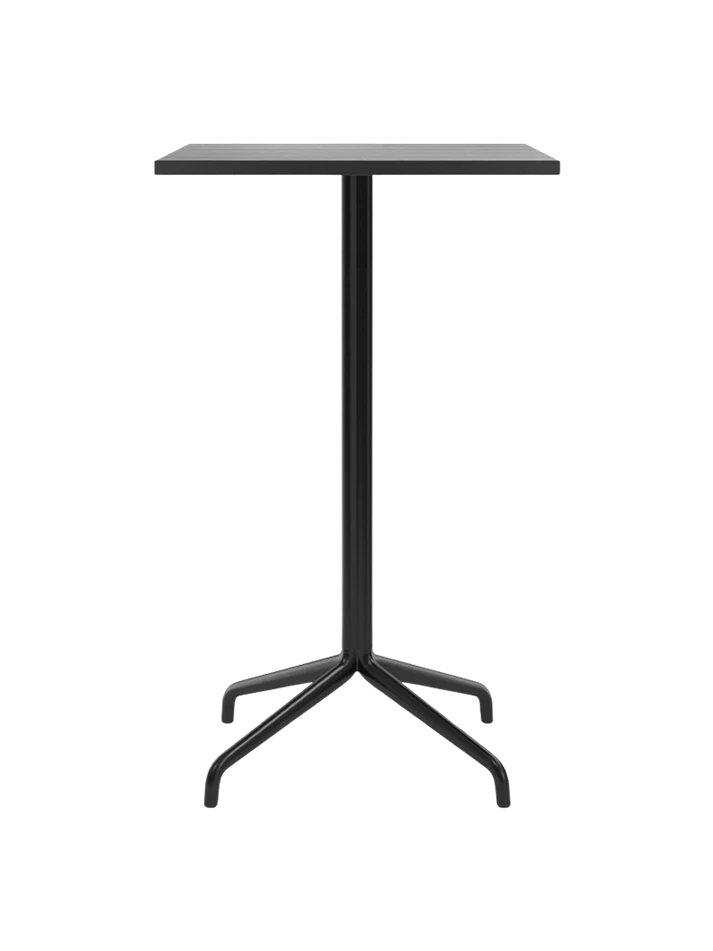 Barový stolek HARBOUR černý dubový dýha