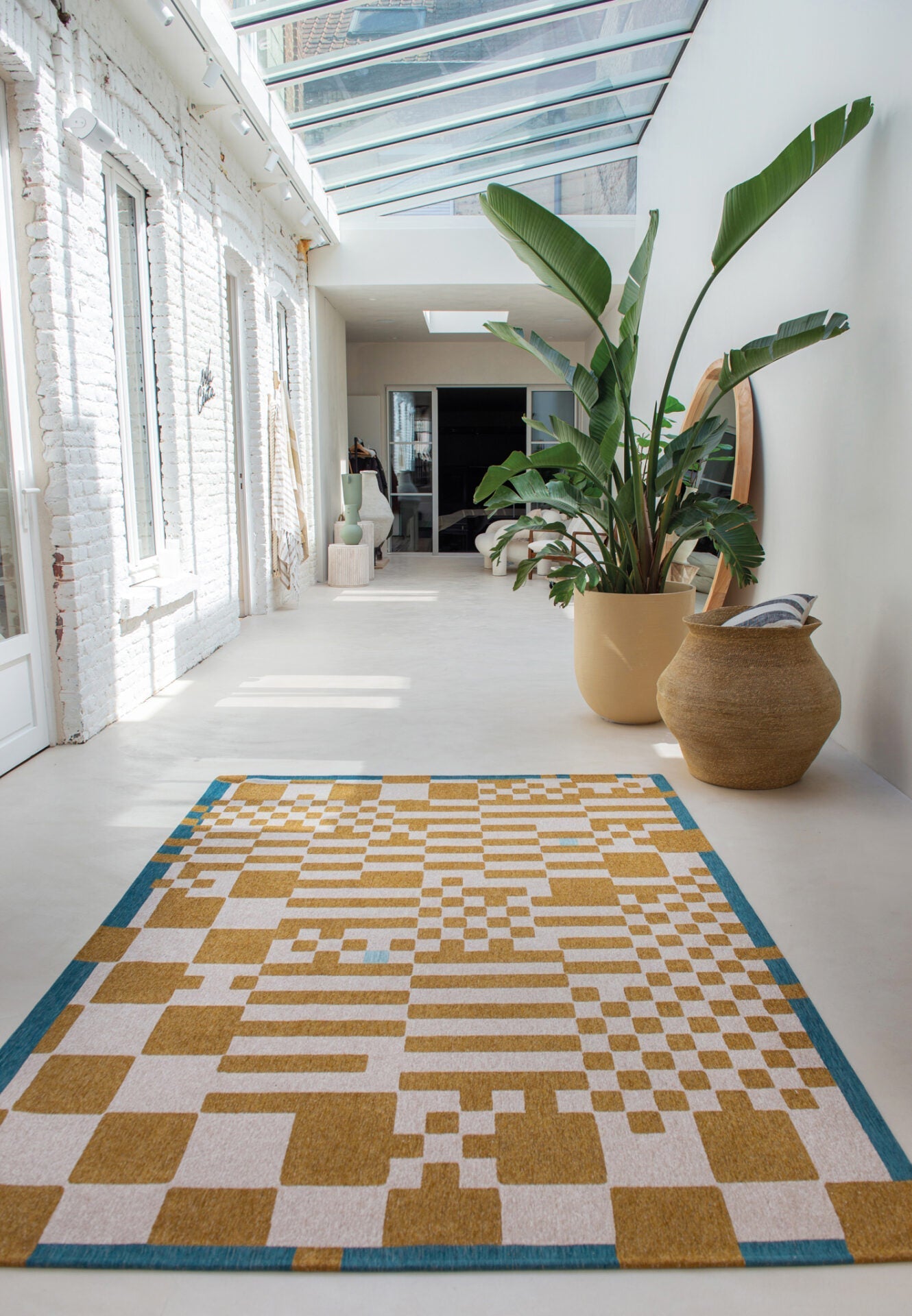 Chess Honey beige rug