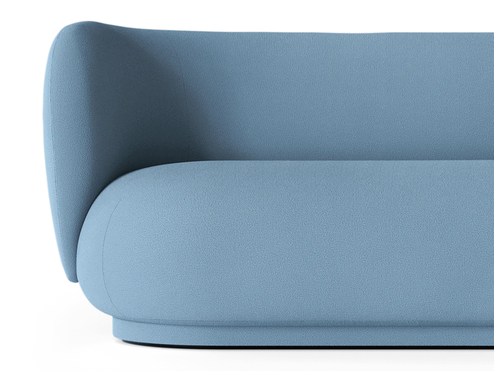 Sofa levostranná RICO DIVAN Tonus modrá