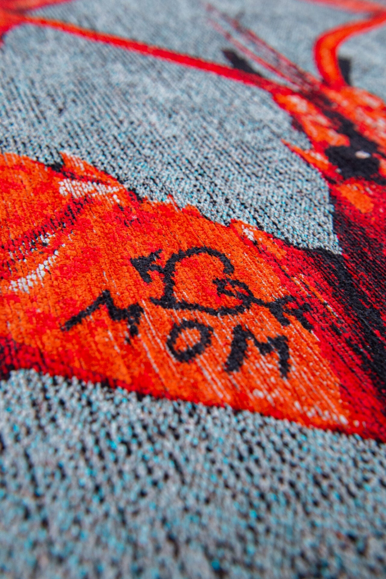 Pop lobster rug Steam Red red