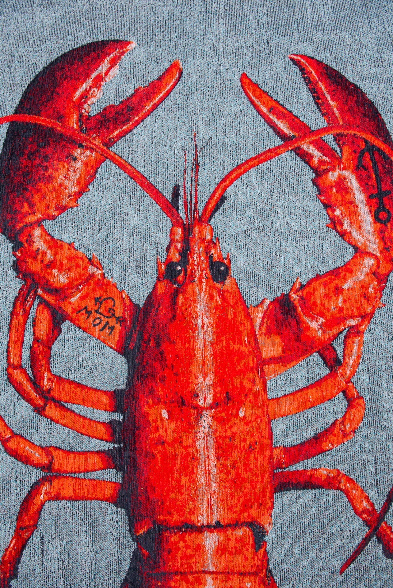 Pop lobster rug Steam Red red