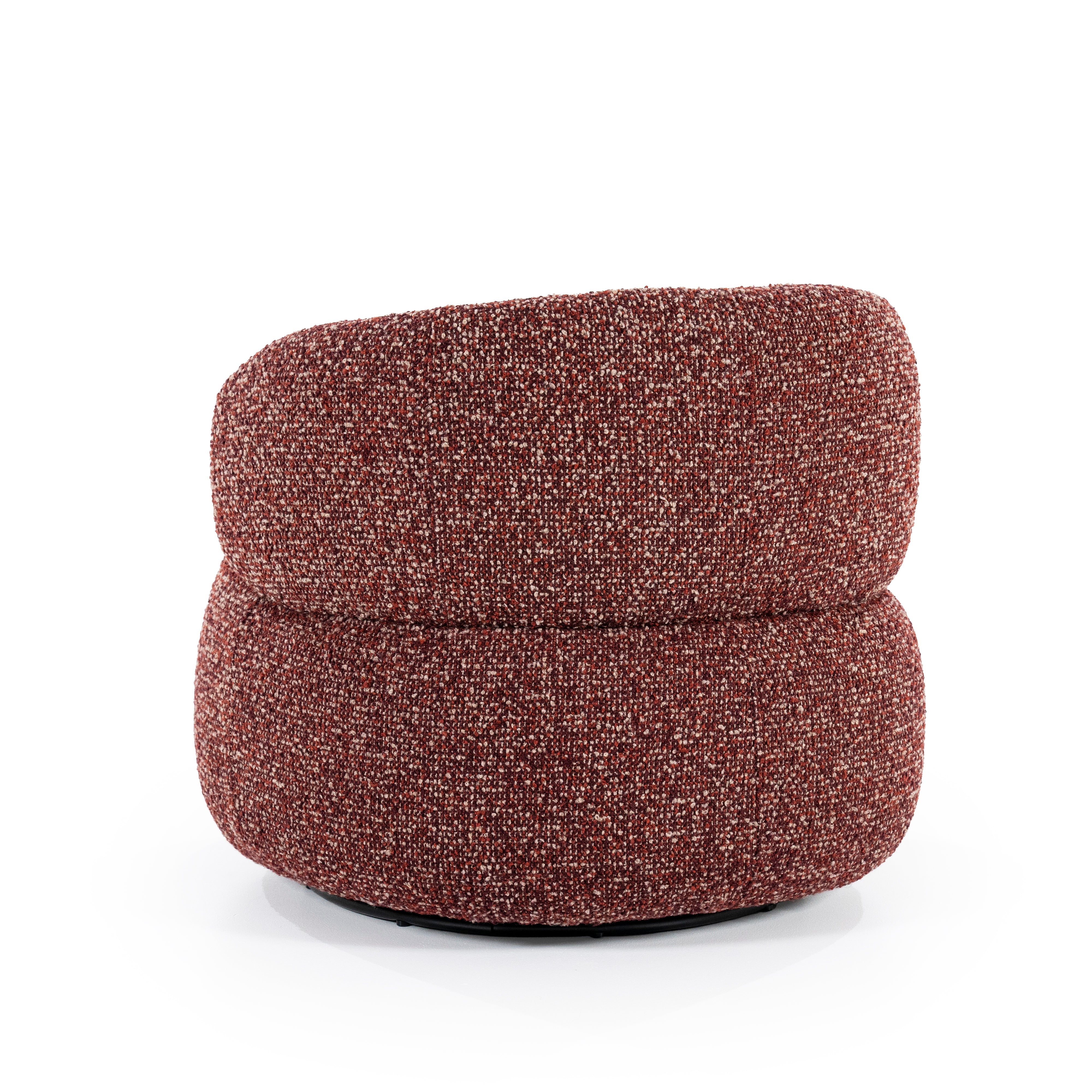 Křeslo MAEVE rudohnědý melír