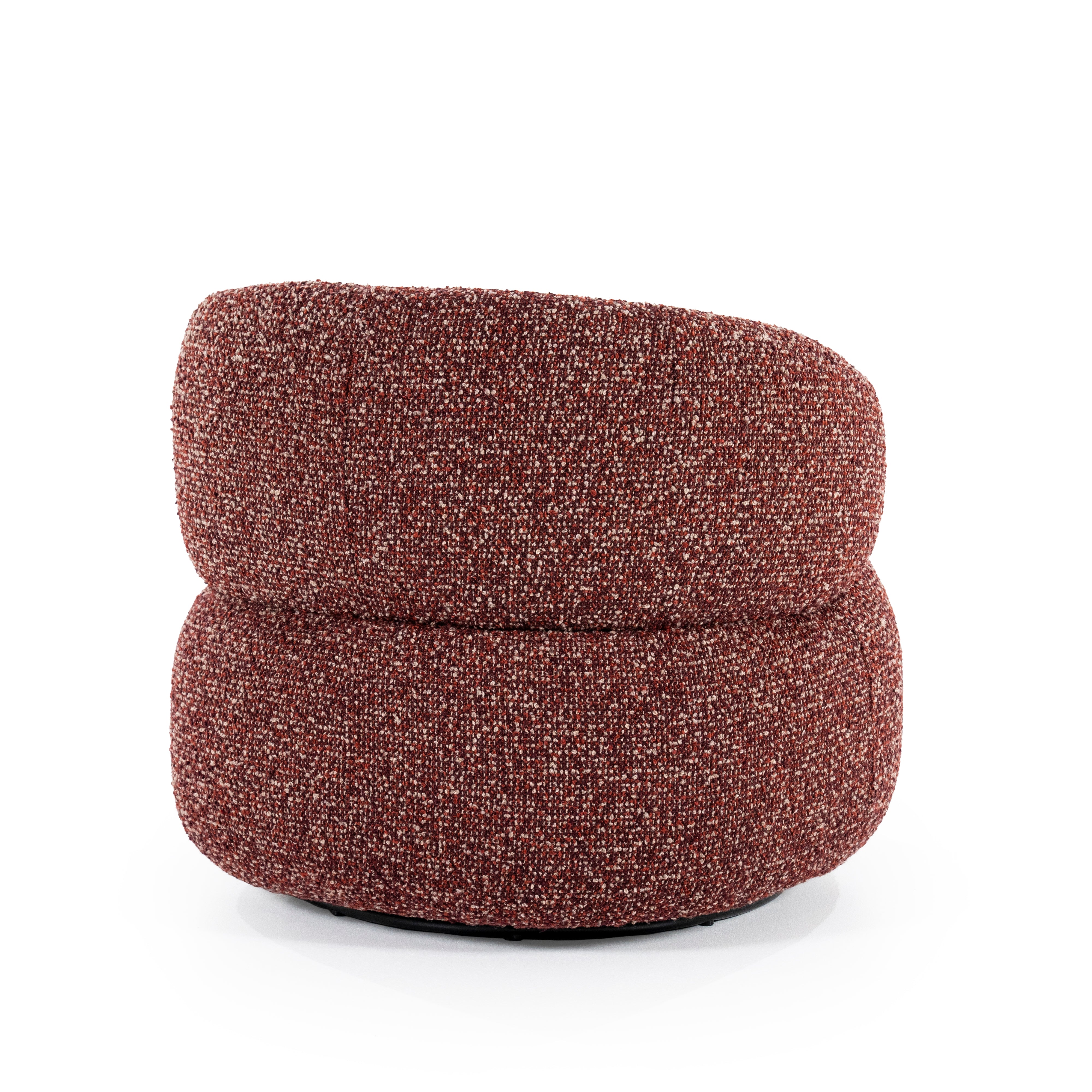 Křeslo MAEVE rudohnědý melír