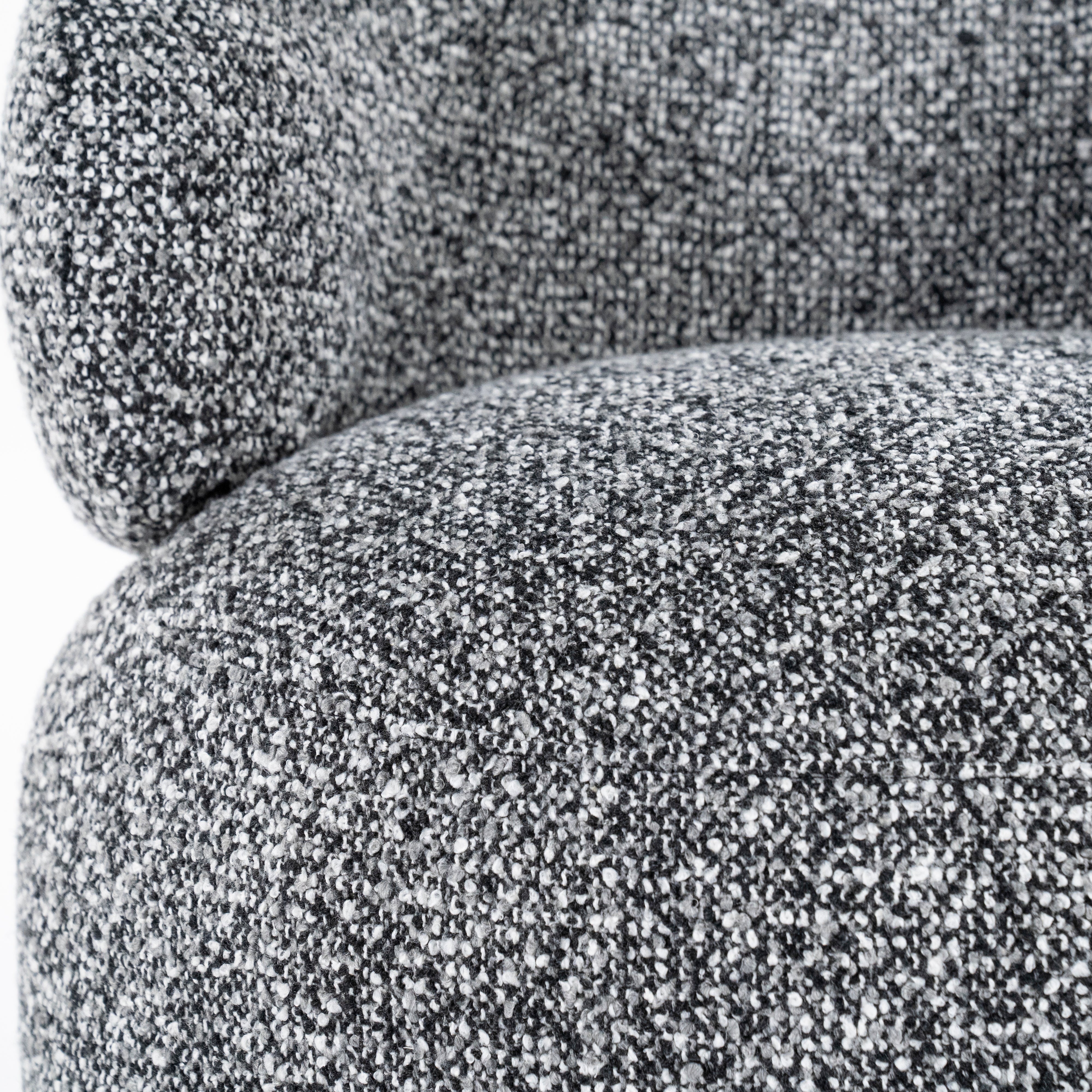 MAEVE Armchair Black-White Mélange