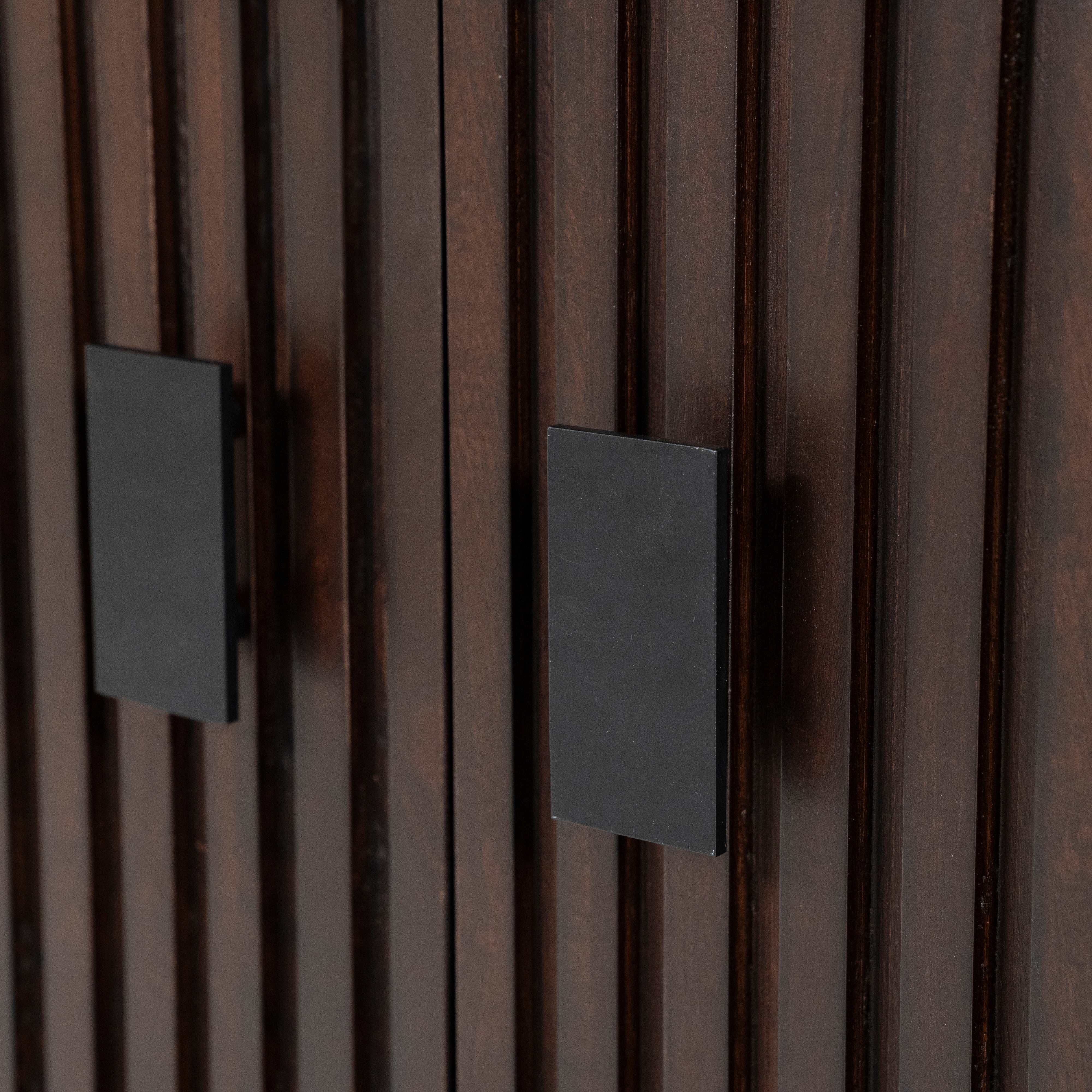 Regál REMI tmavě hnědé mango dřevo