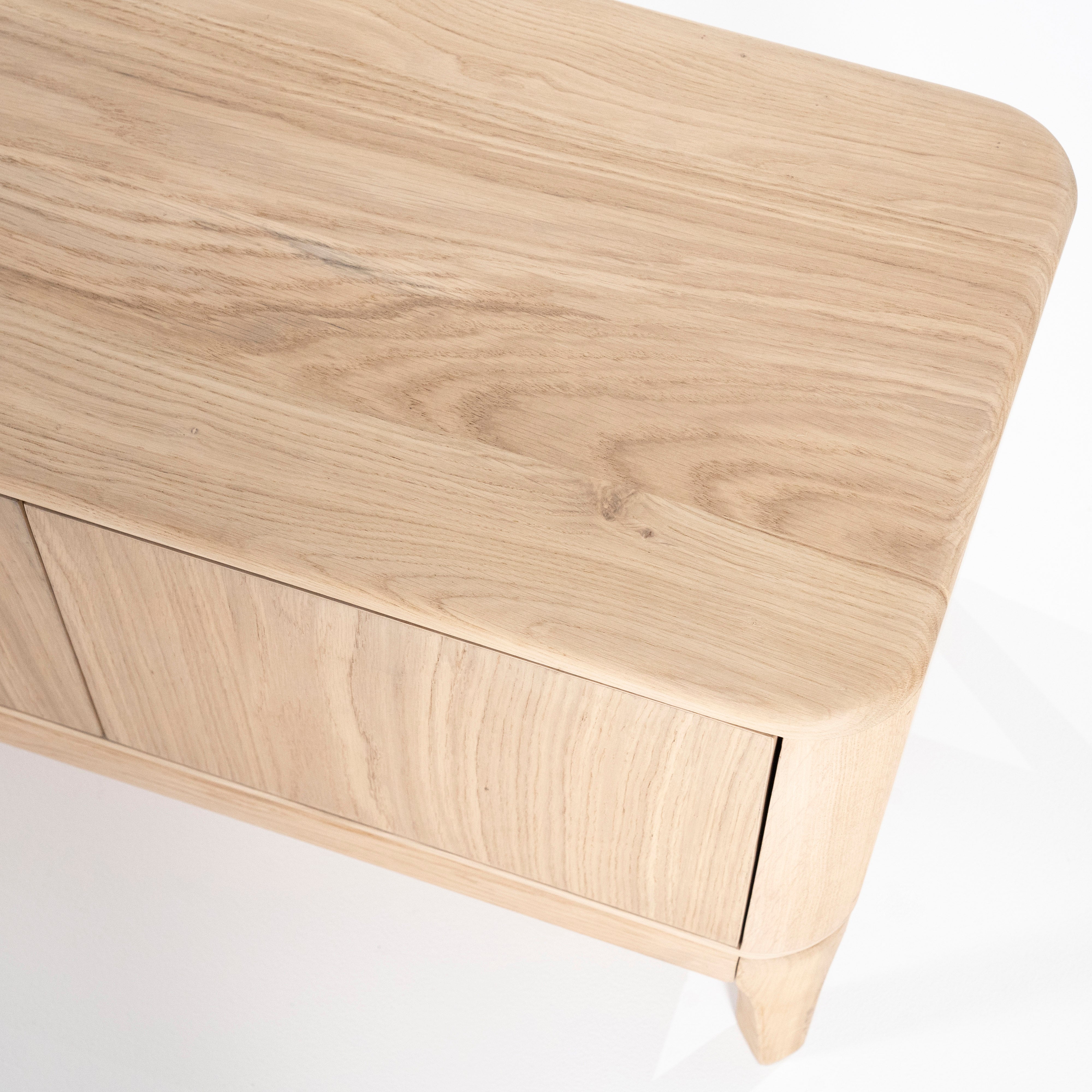 Szafka RTV HARVEY drewno dębowe