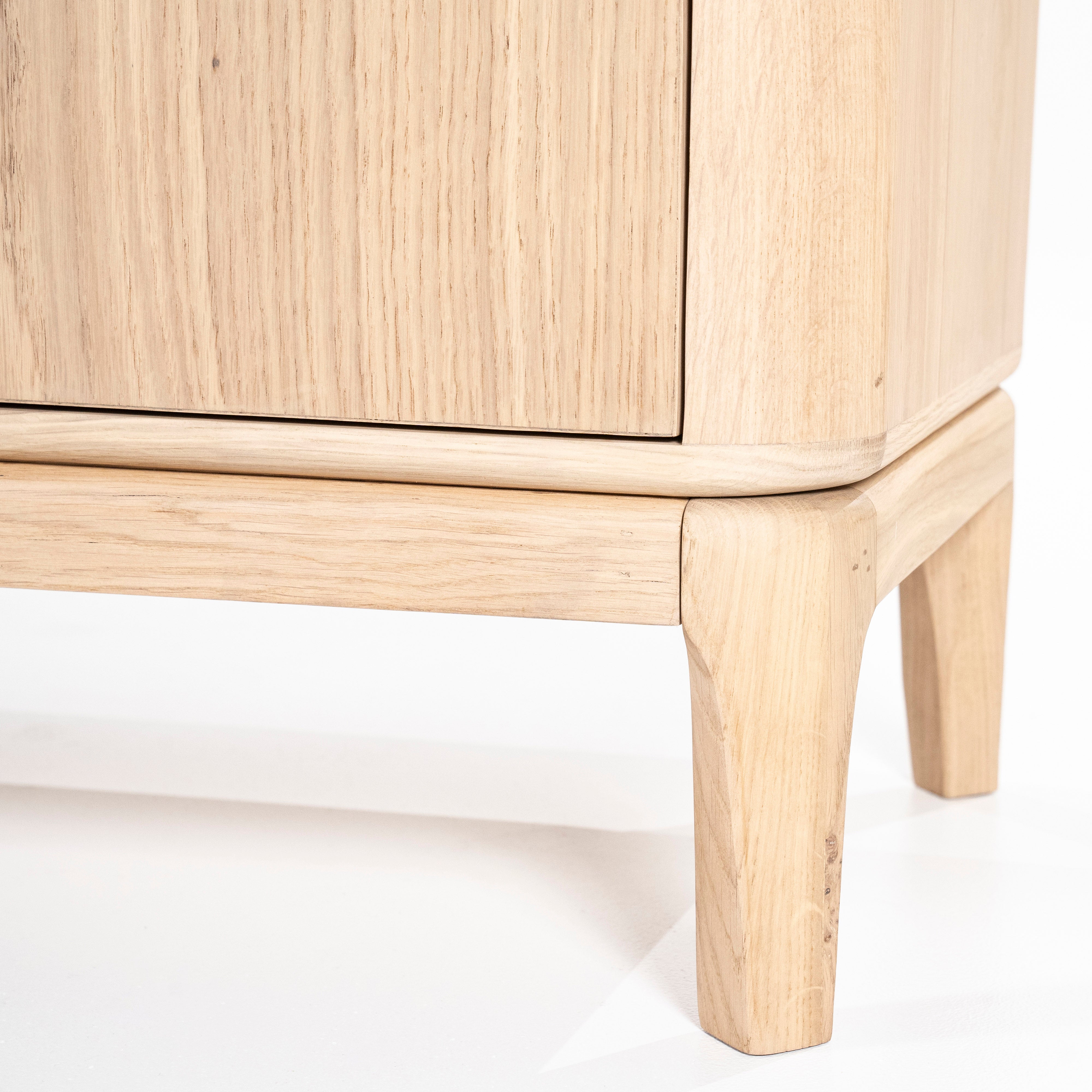 Szafka RTV HARVEY drewno dębowe