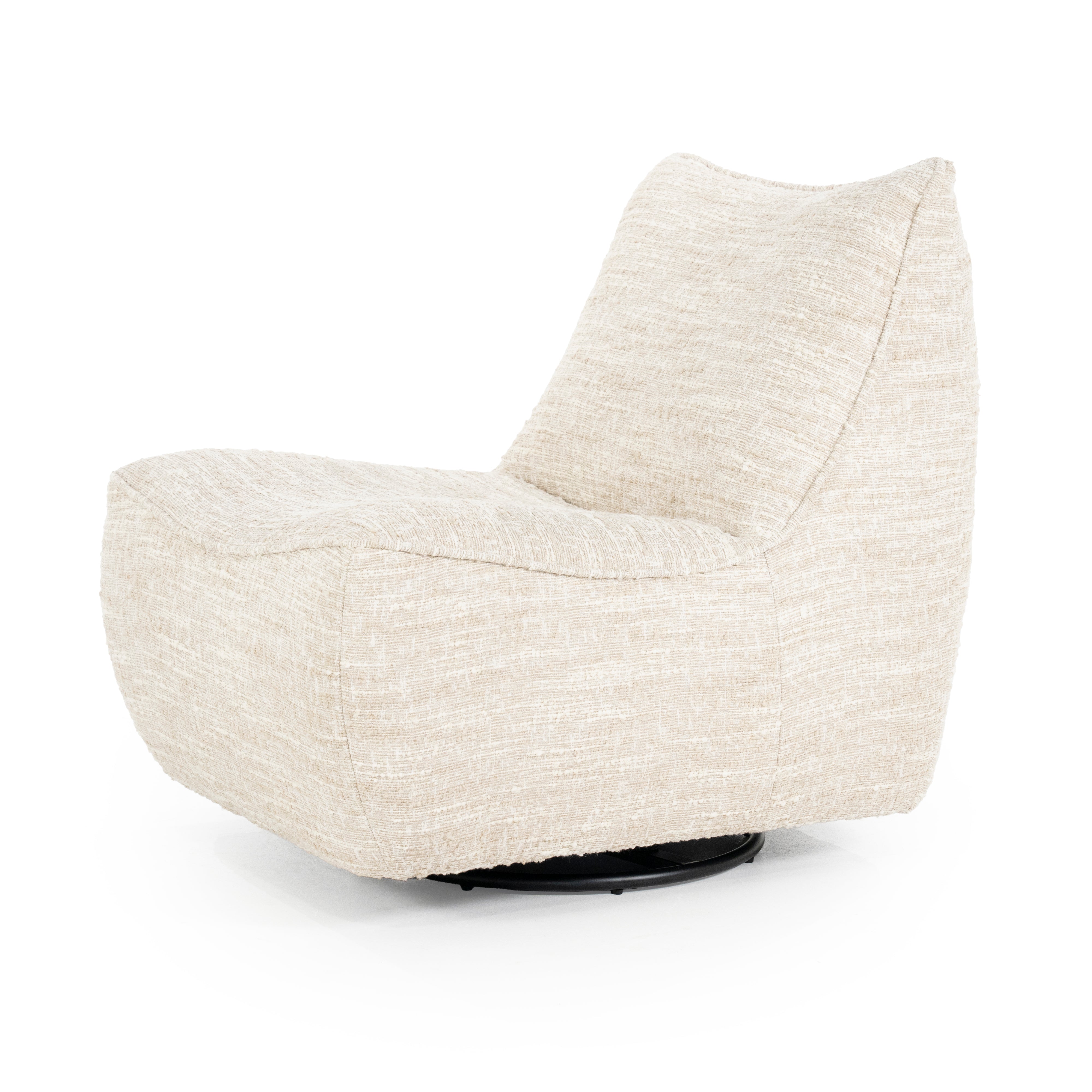 LOYS beige swivel armchair