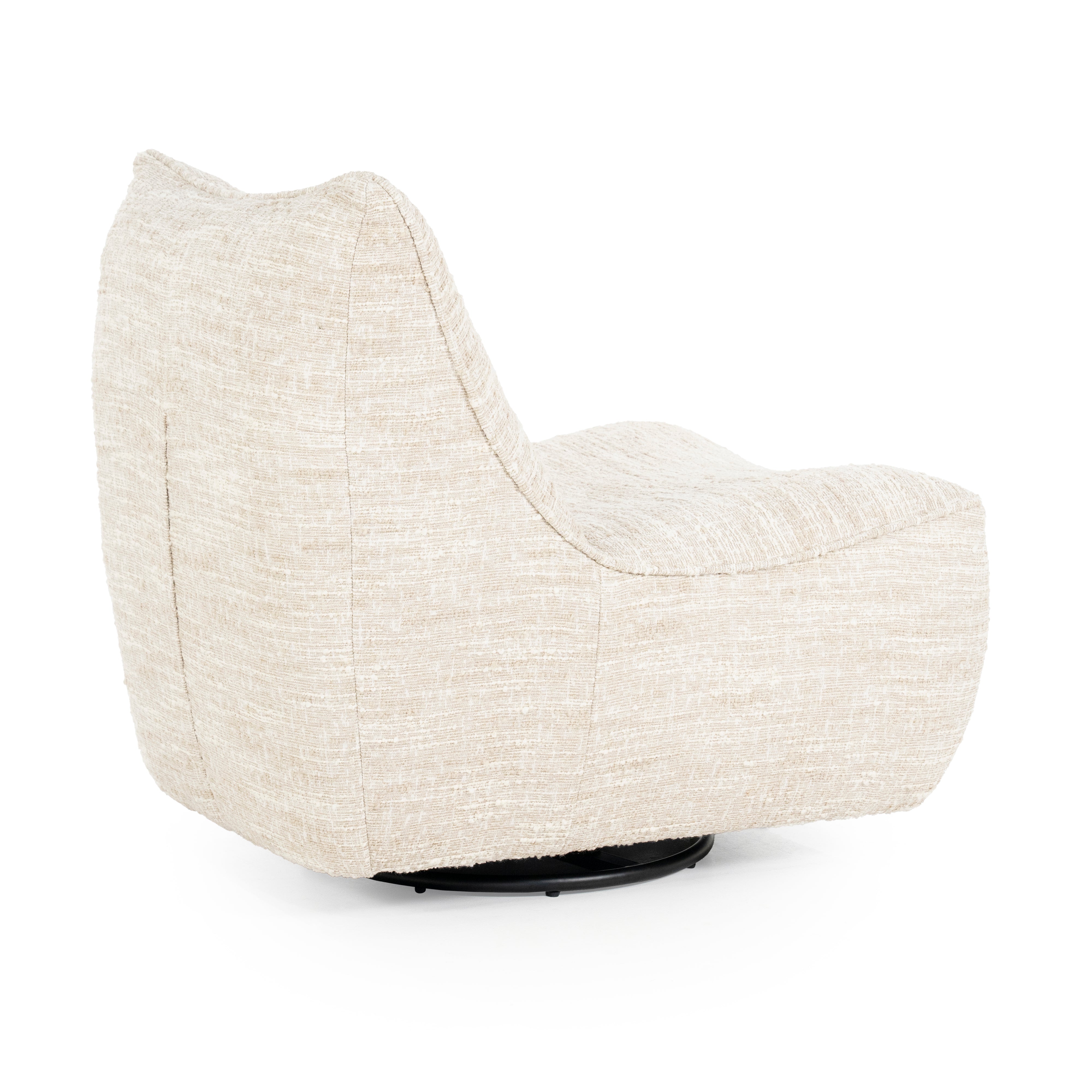 LOYS beige swivel armchair