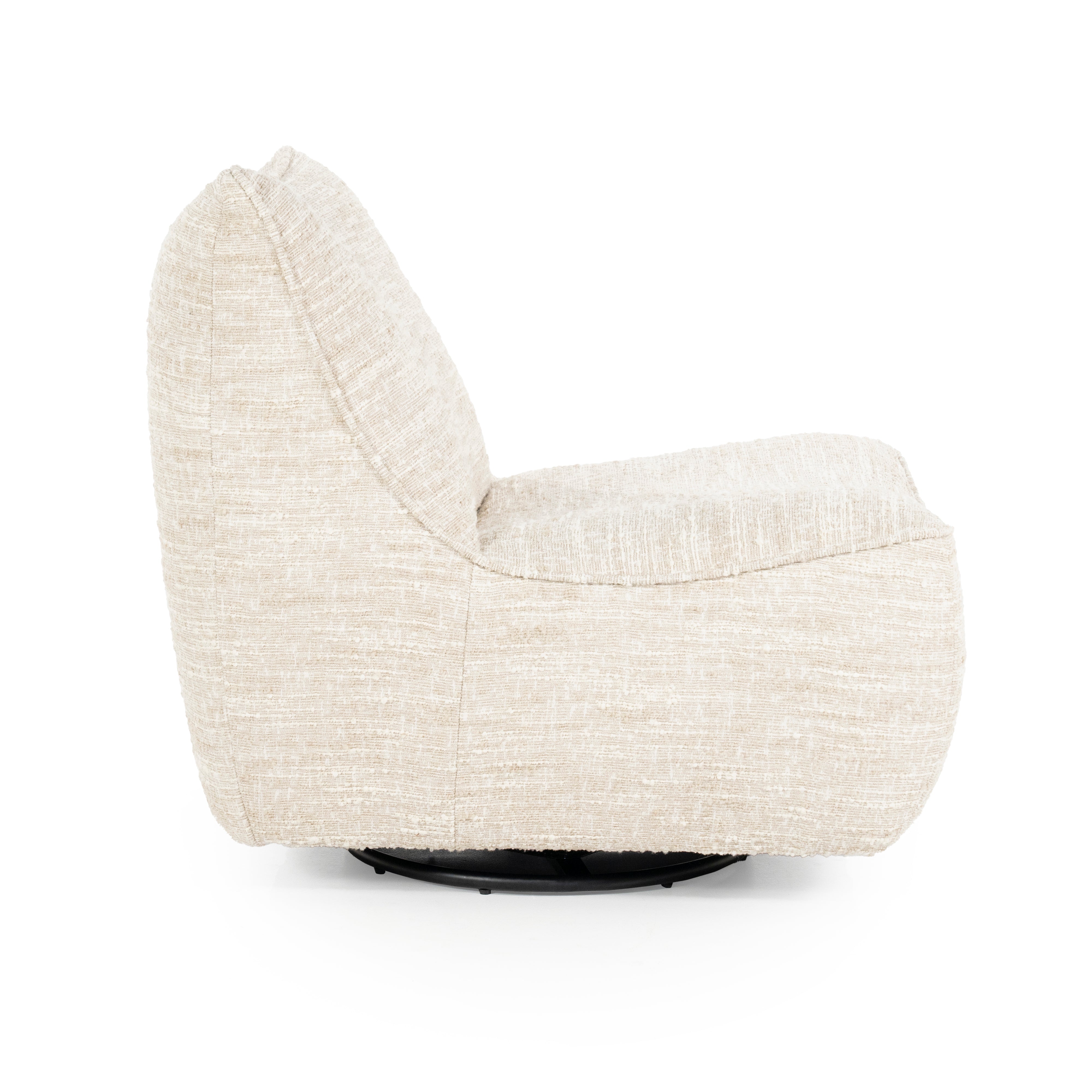 LOYS beige swivel armchair