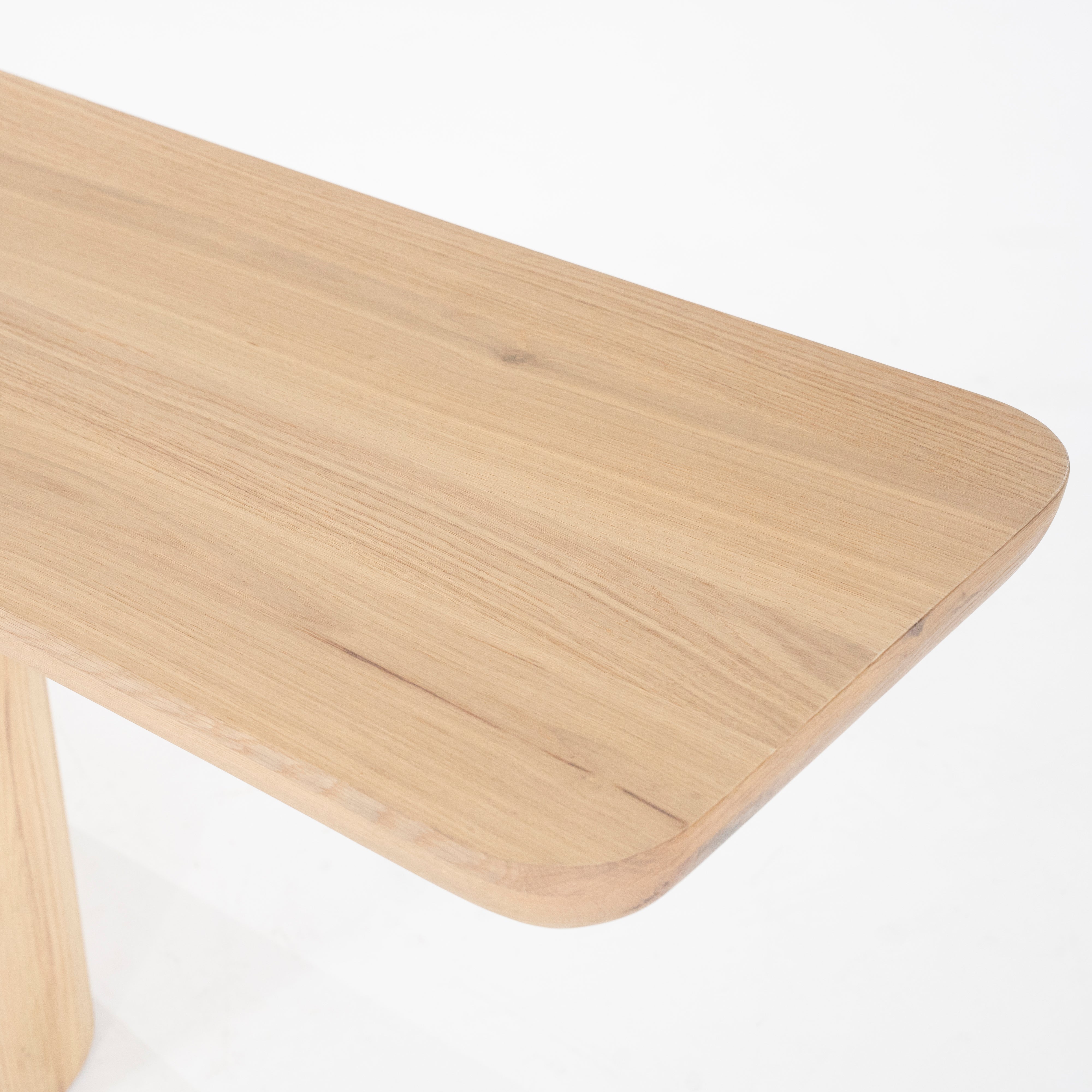 Konsola LEON drewno dębowe