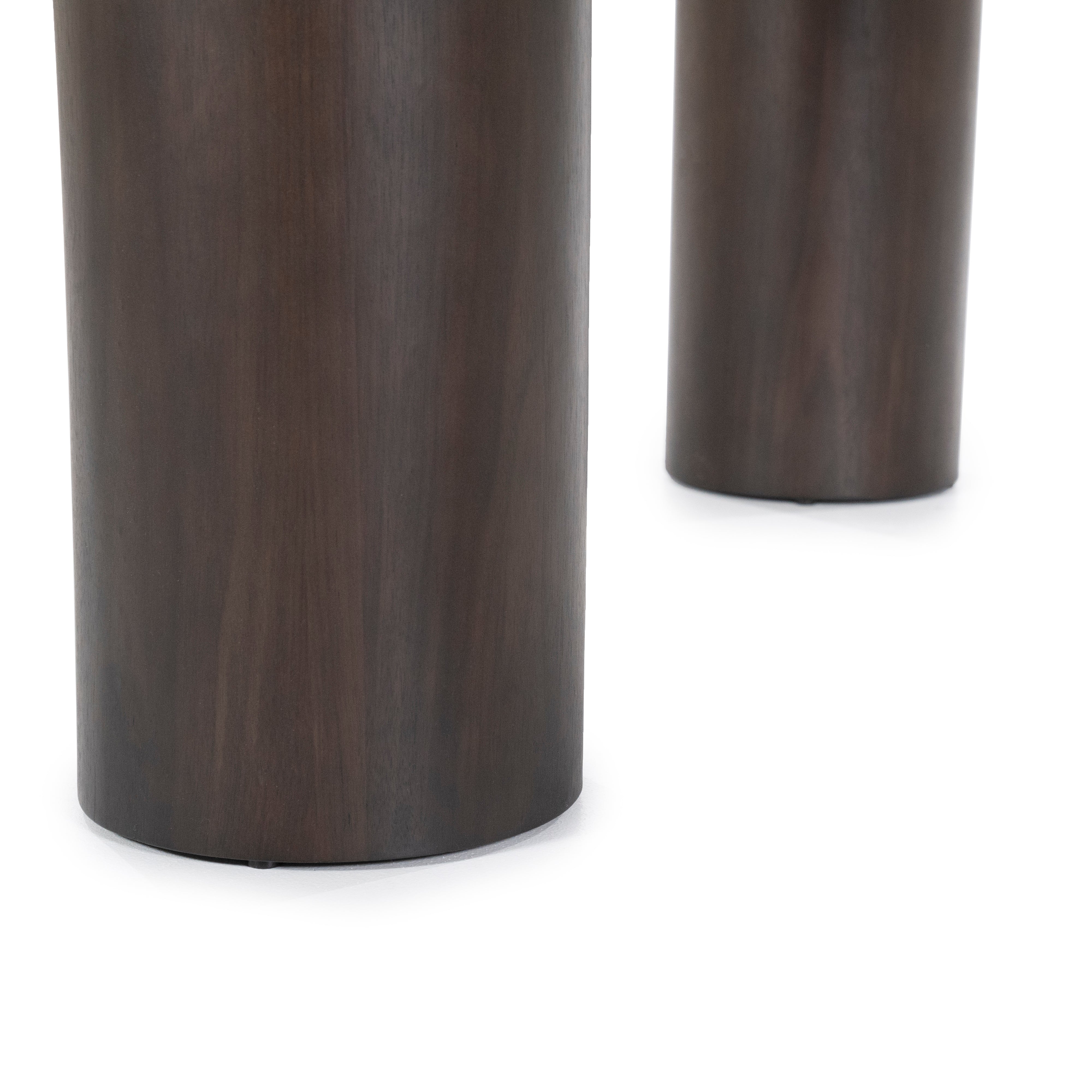 Stół BOBBIE ciemny fornir orzechowy