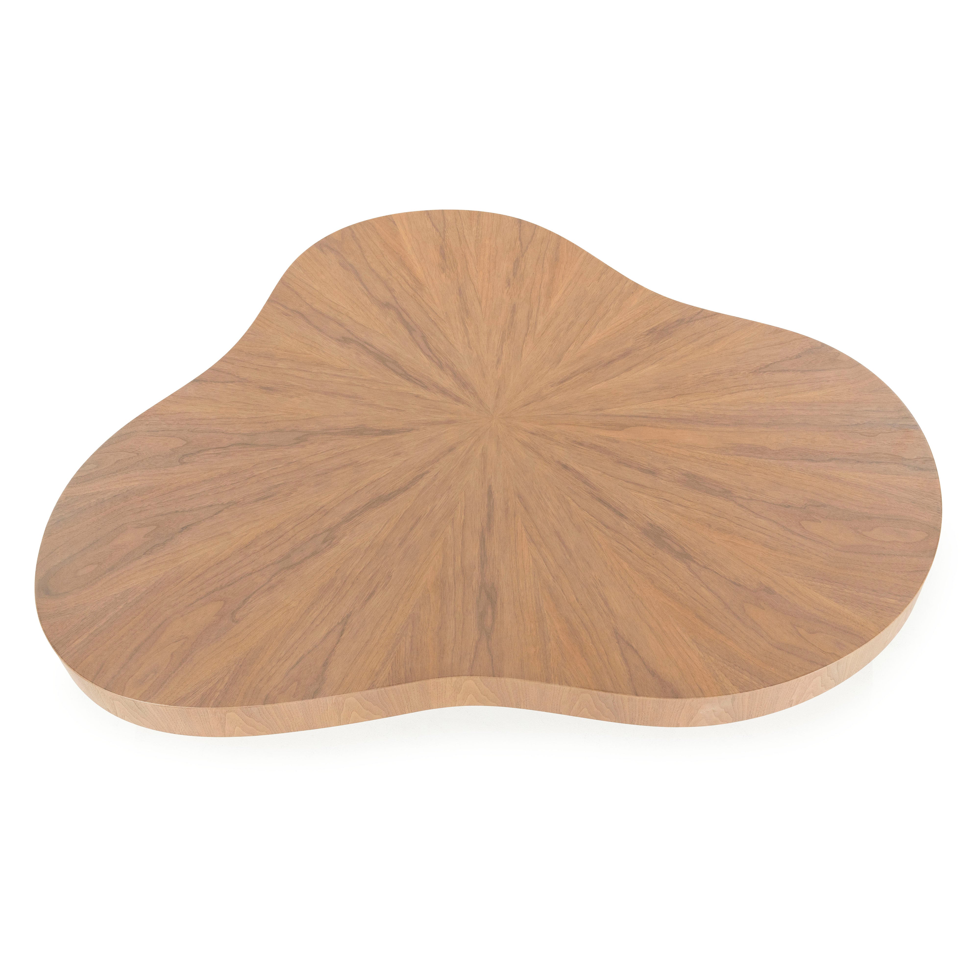 Stolik kawowy BOBBIE fornir orzechowy