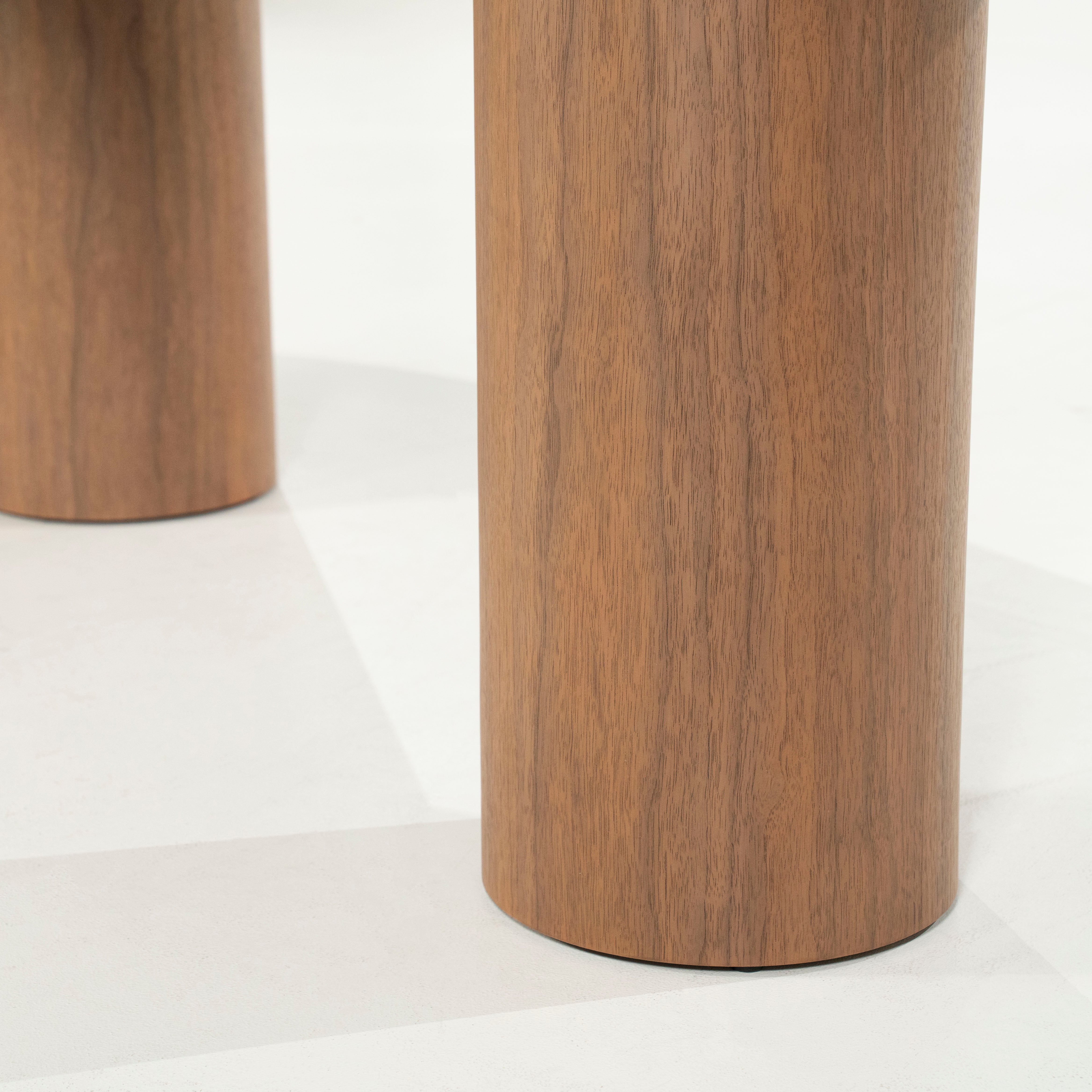 BOBBIE Table Walnut Veneer