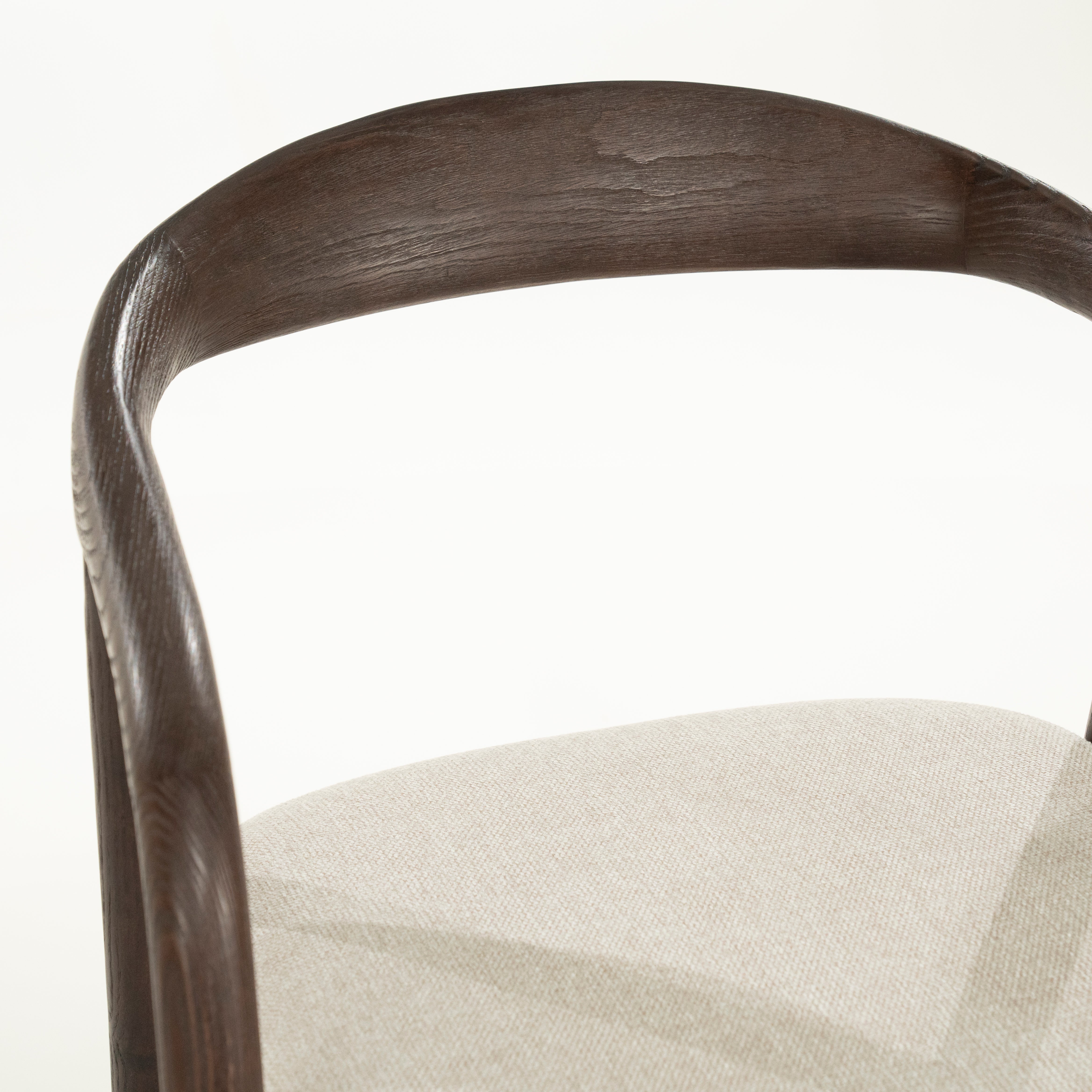 RAYVEN Stool dark ash wood