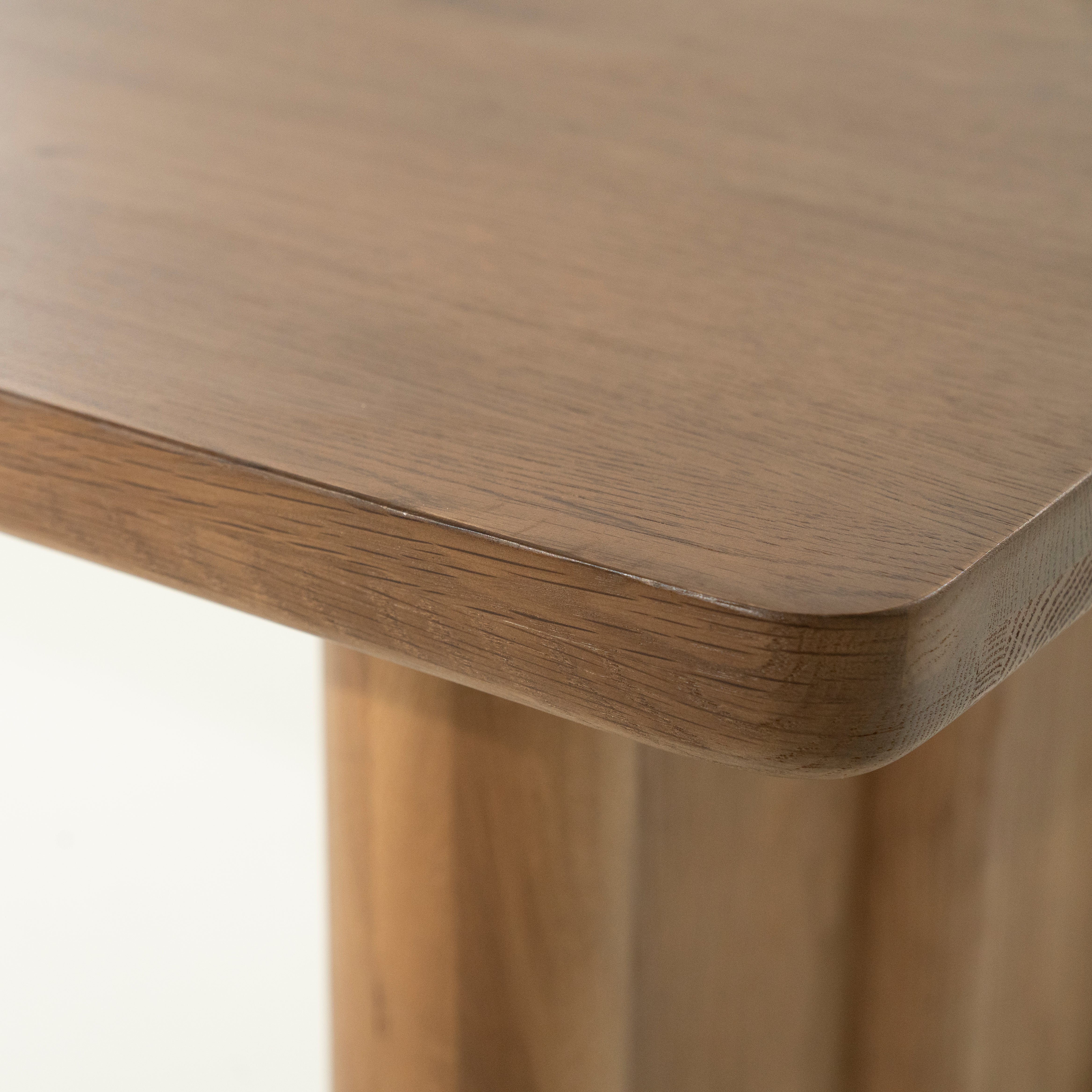 Stół JAKE ciemne drewno dębowe