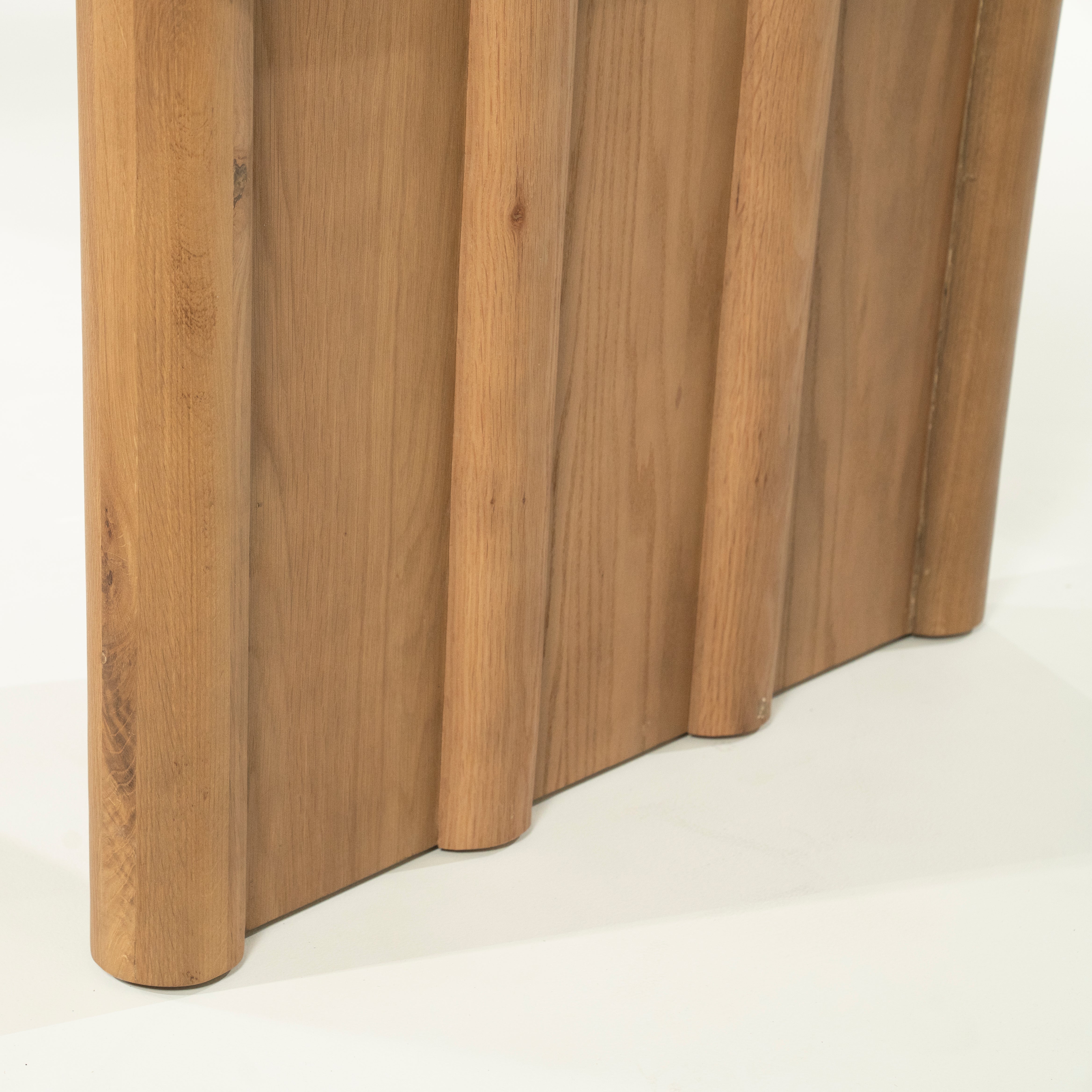 Stół JAKE ciemne drewno dębowe