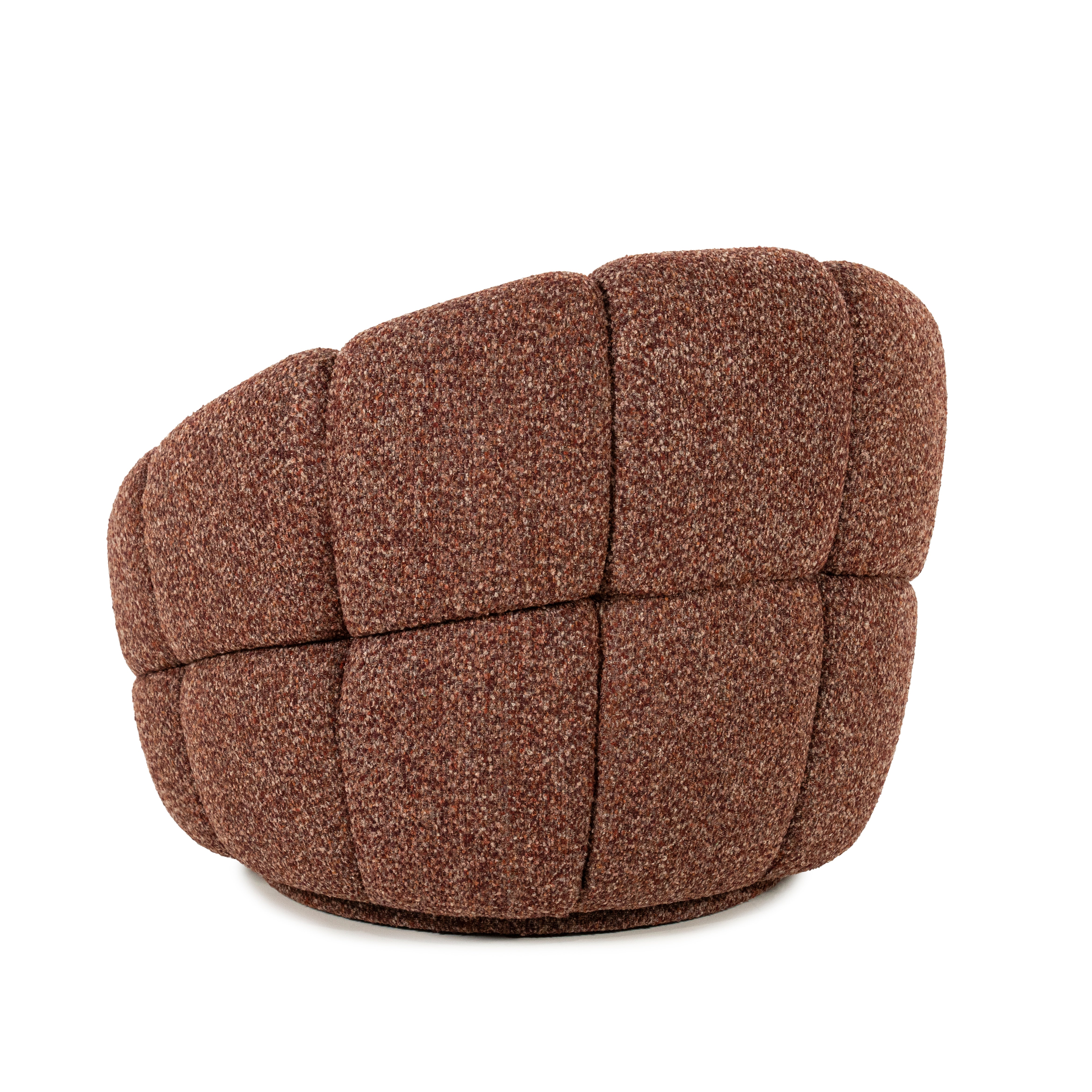 TINA Swivel Armchair Terracotta