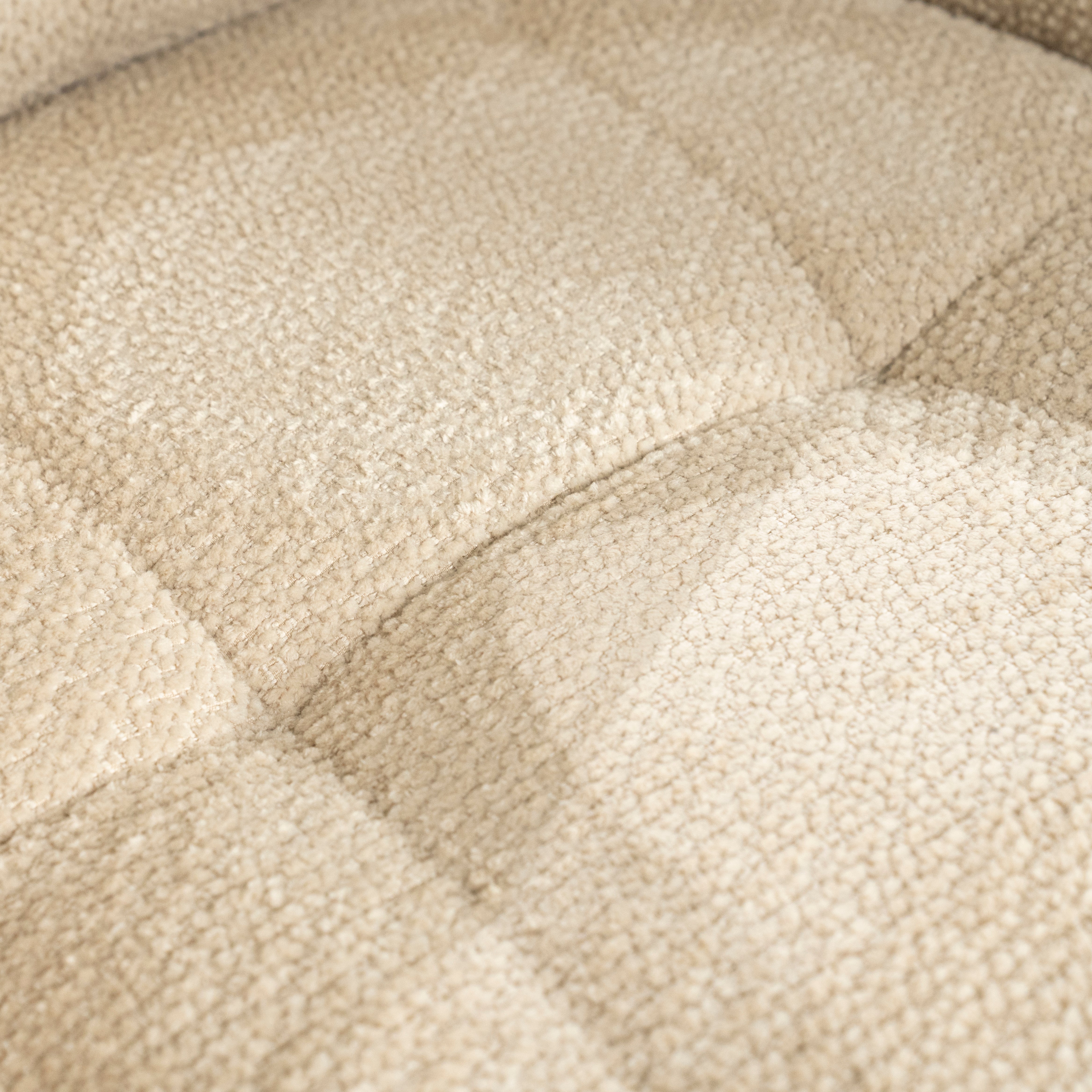 Krzesło obrotowe HUGO beżowy z ciemnobrązową podstawą