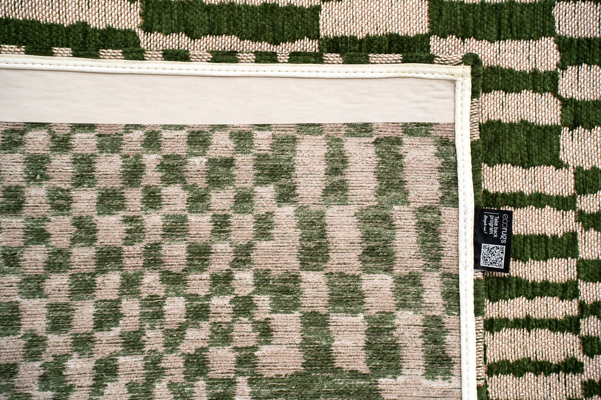 Dywan BERBER OASIS zielono-beżowy