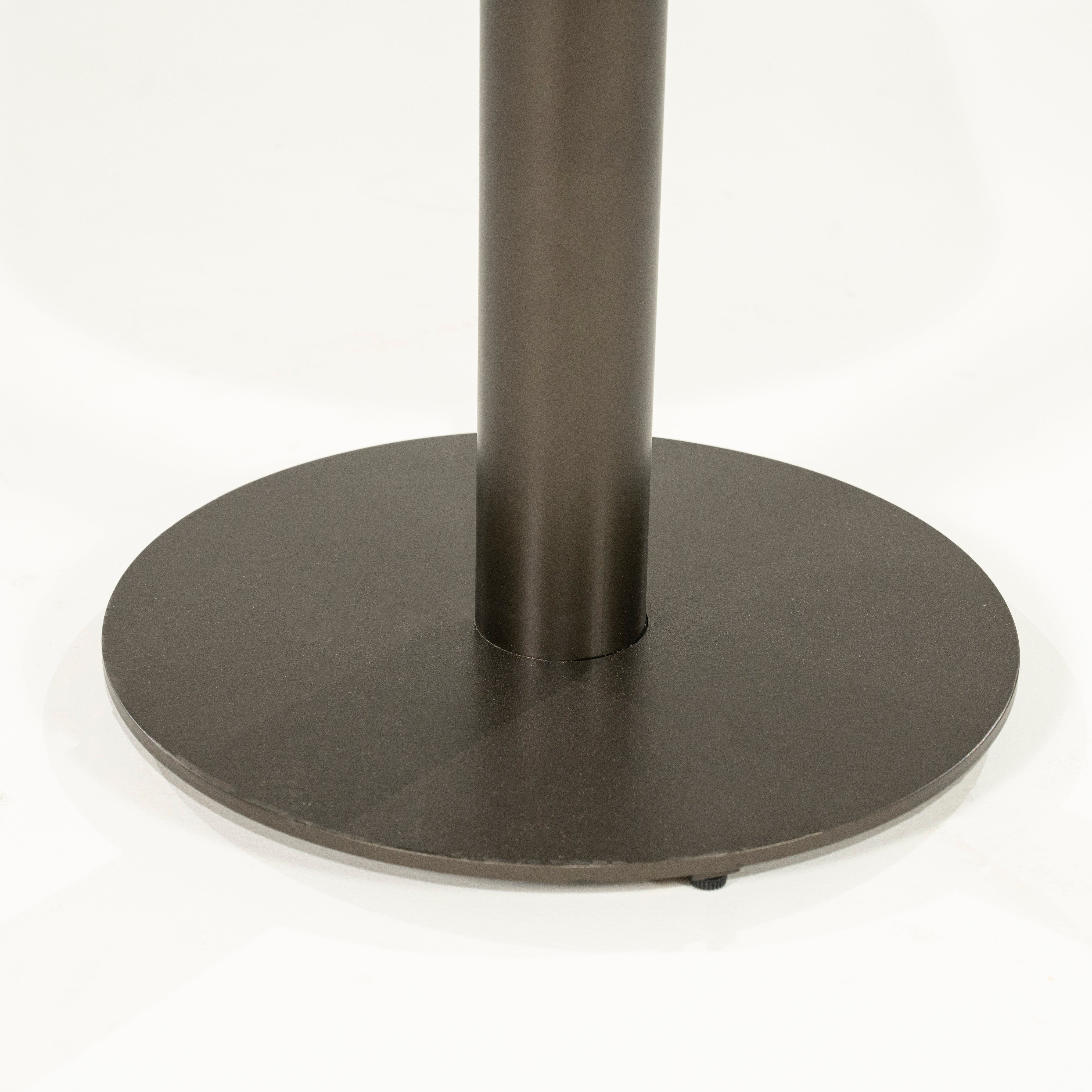 Szafka nocna SKYE drewno dębowe z metalową podstawą