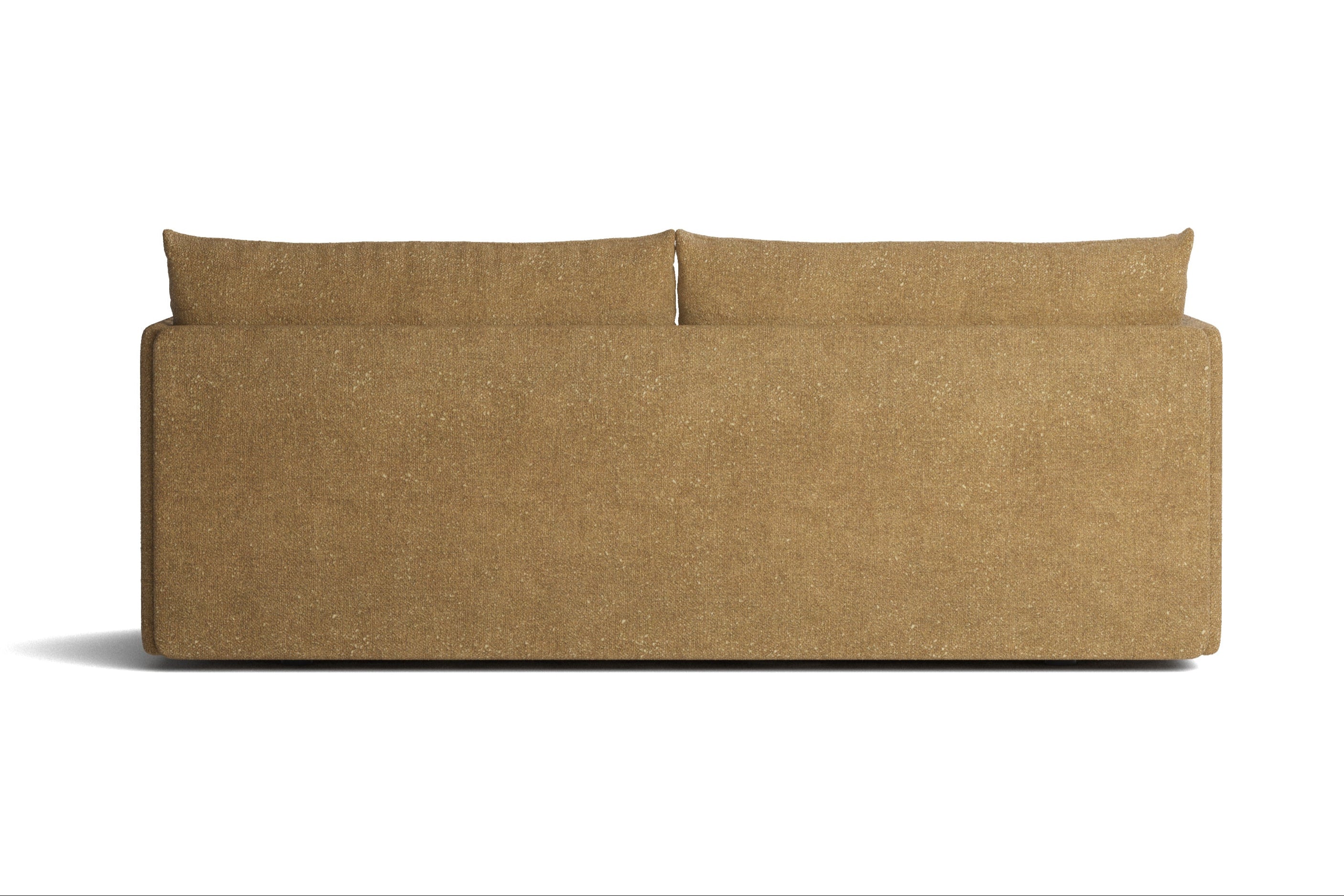 2-seater OFFSET mustard sofa