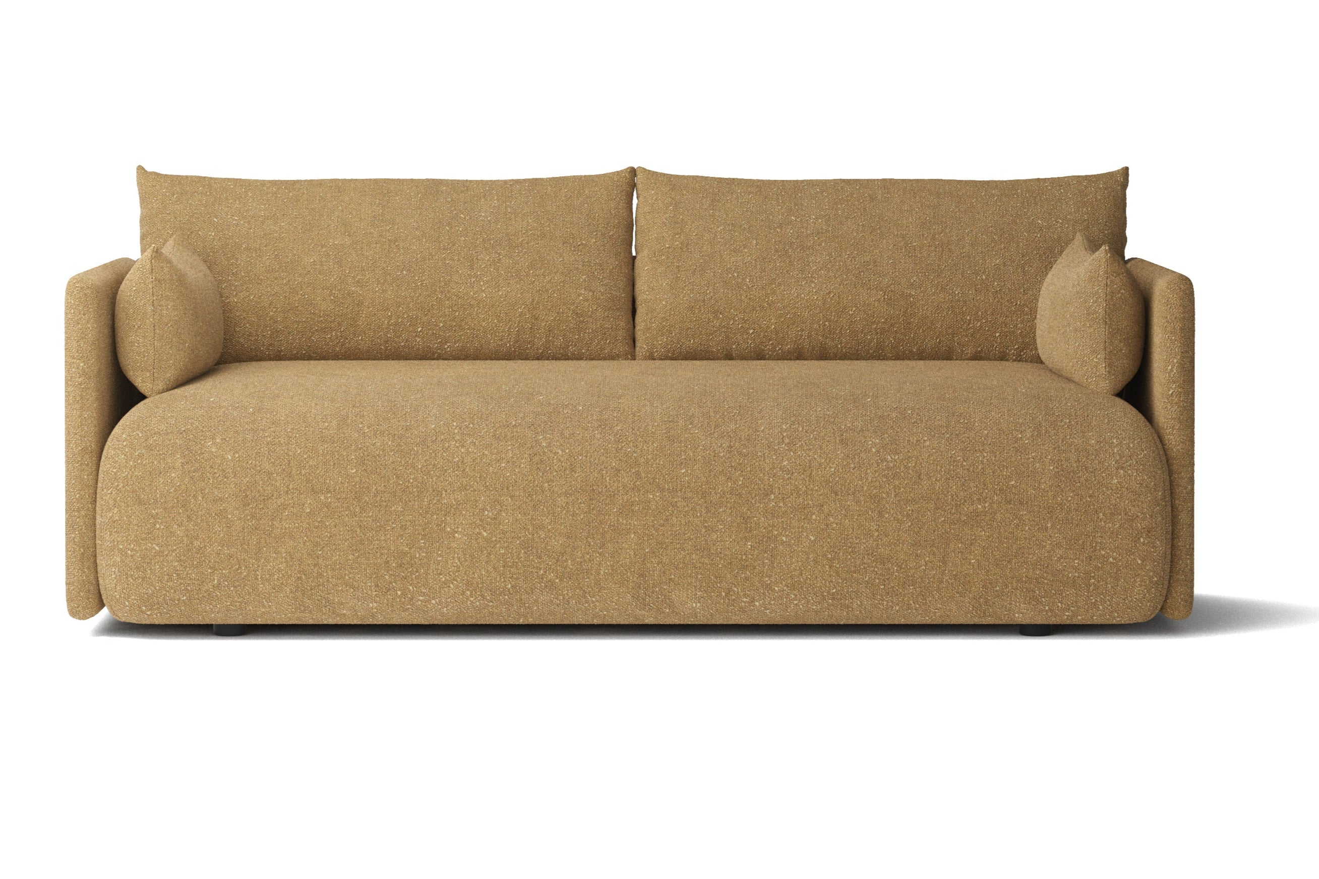 2-seater OFFSET mustard sofa