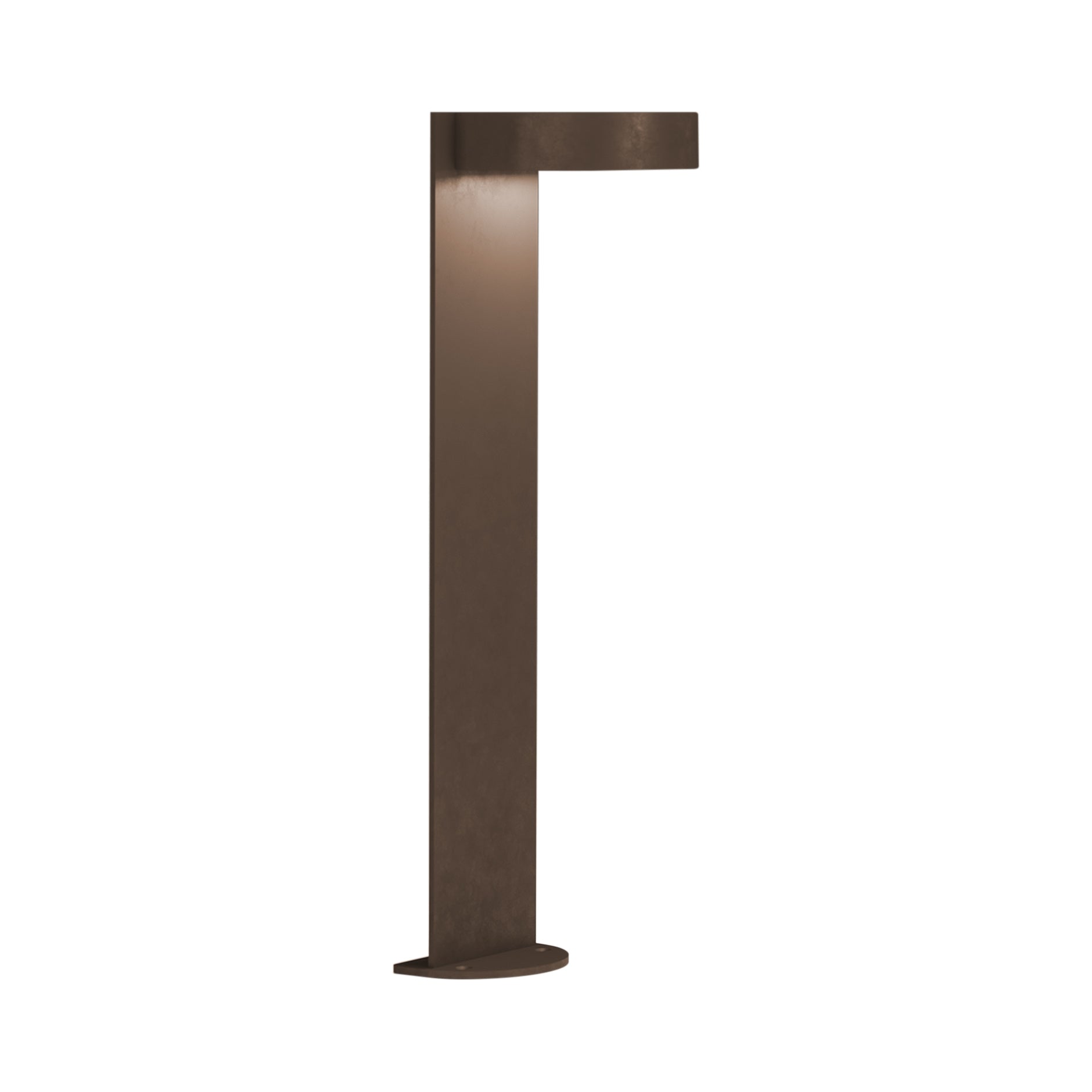 Zahradní stojací lampa BRIM hnědá
