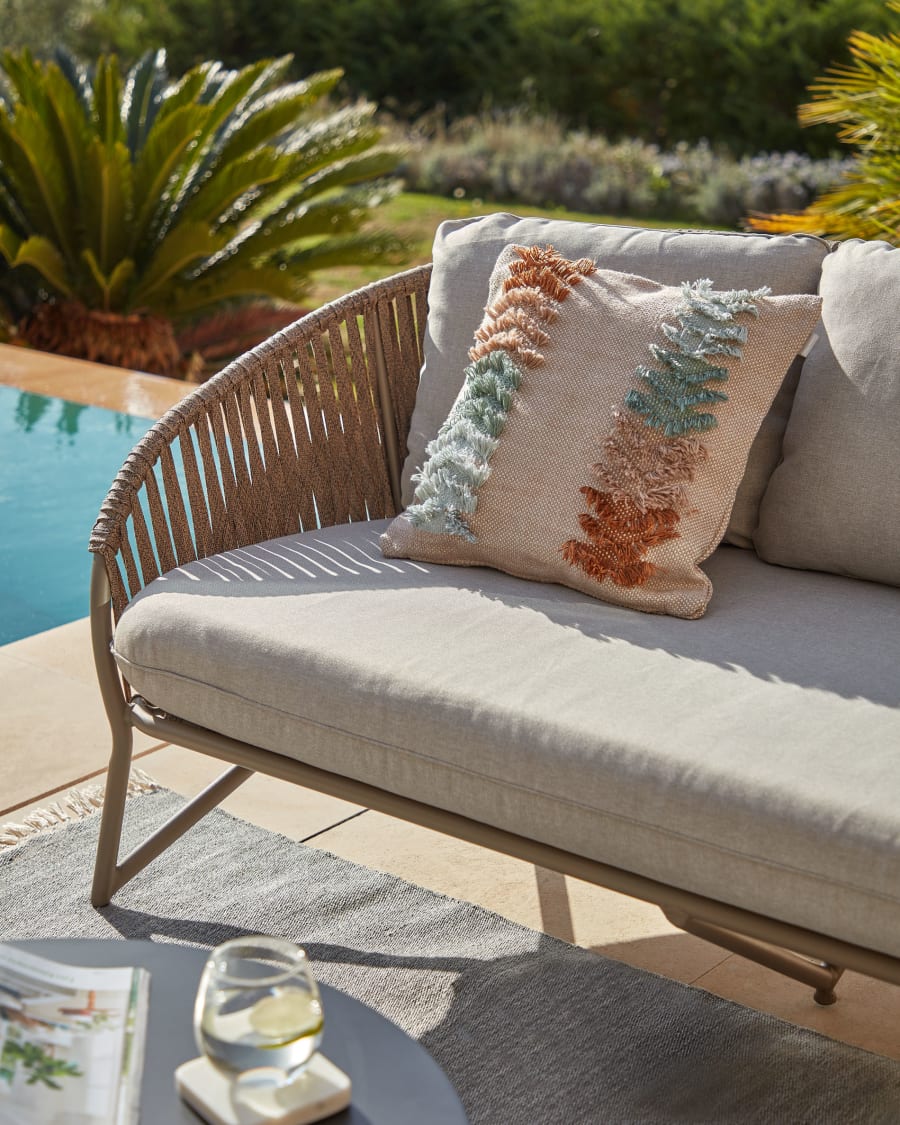 Garden sofa brown industry