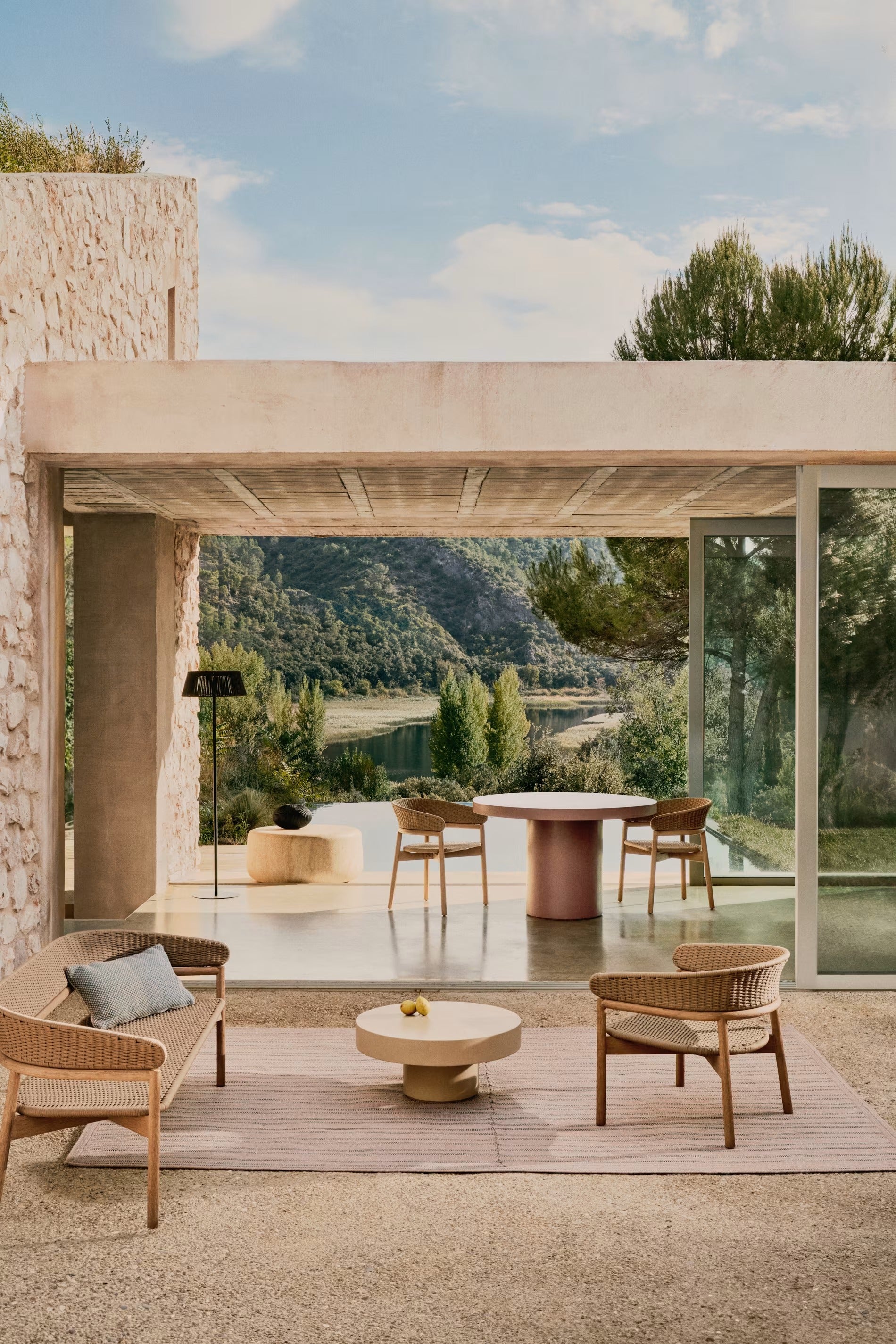 Dywan zewnętrzny OLIVAN jasnobrązowy