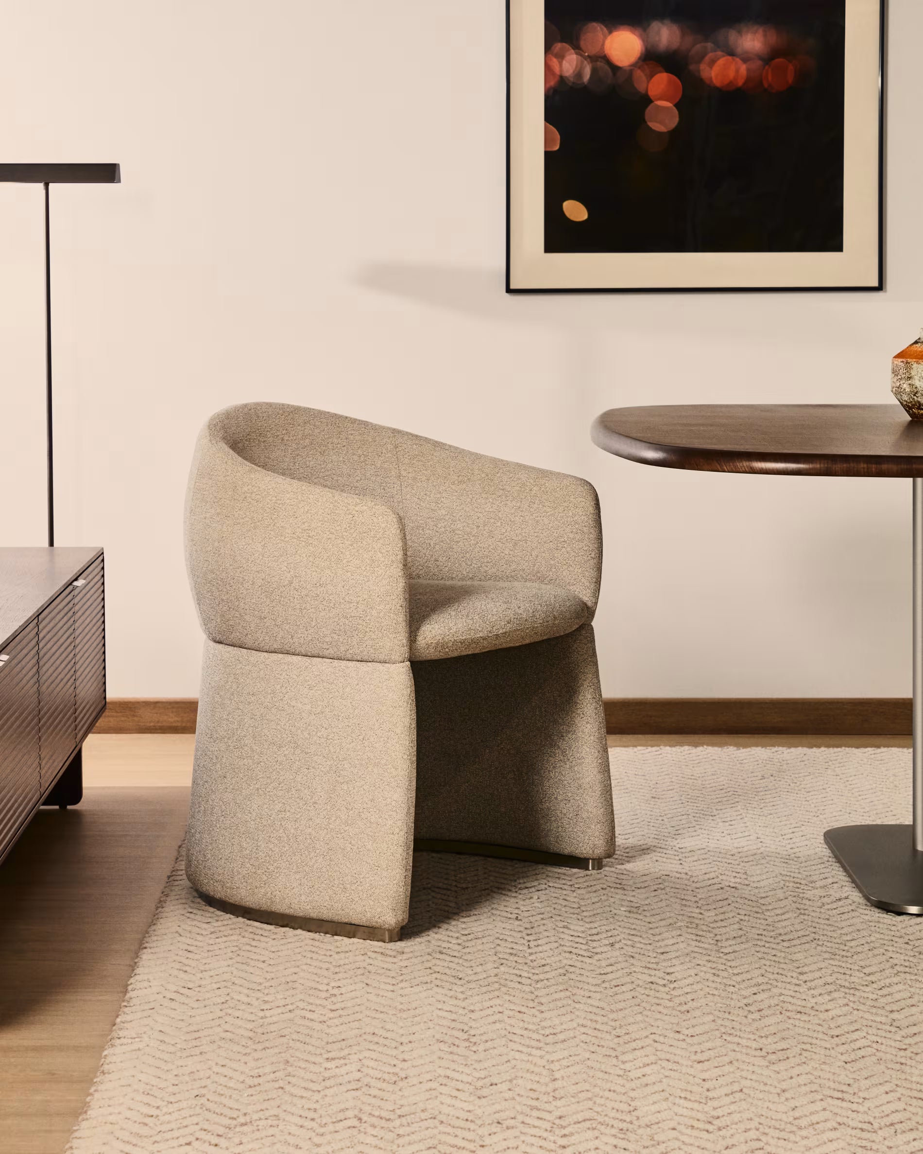 Čalouněné křeslo BOSCA cihlový šenil