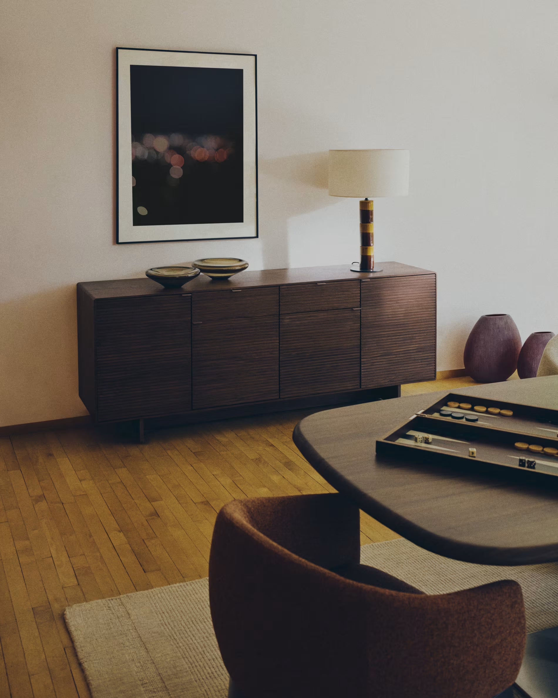 NORLEN Chest of Drawers Dark Brown Walnut Veneer