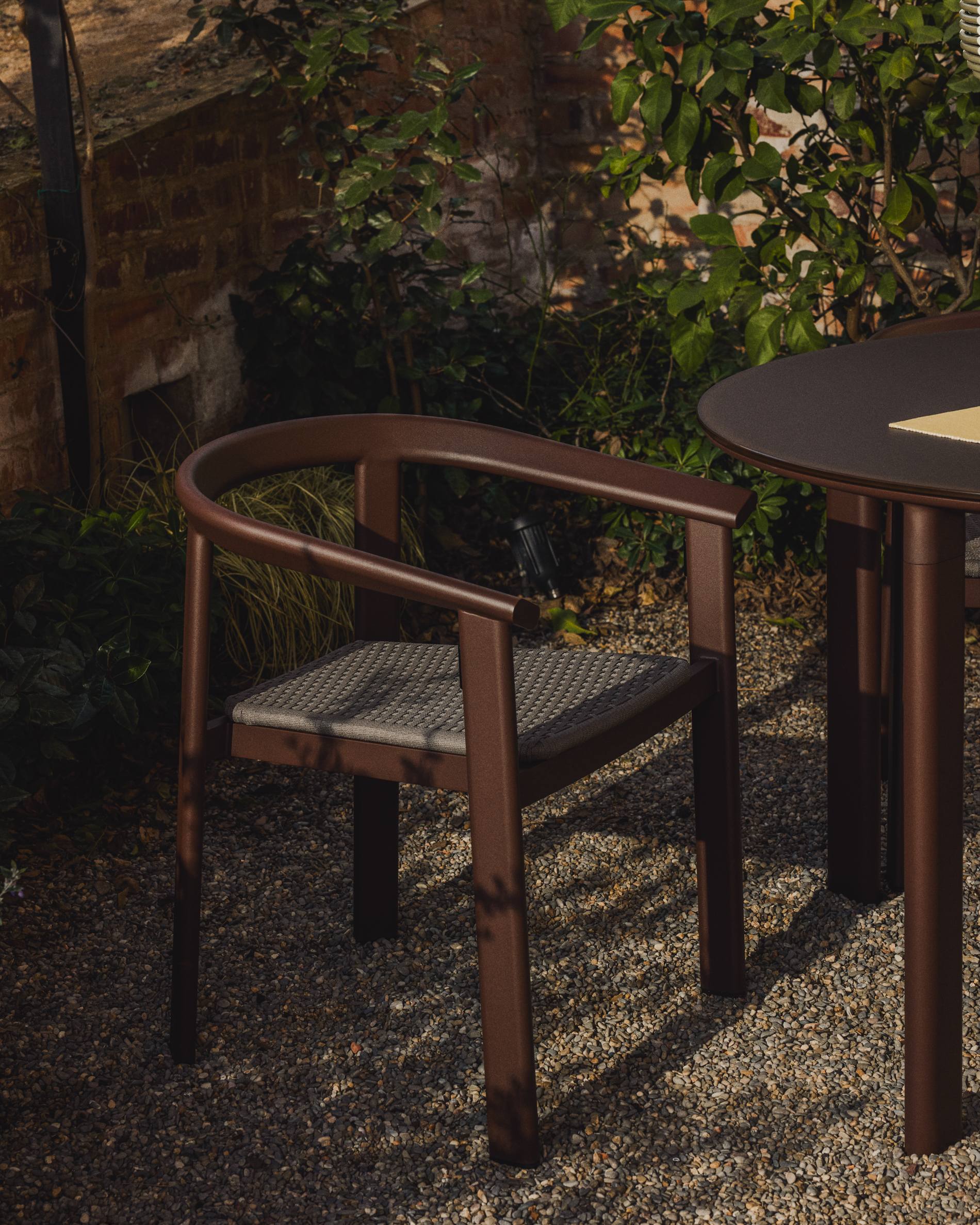 Zahradní židle ERICE hnědá