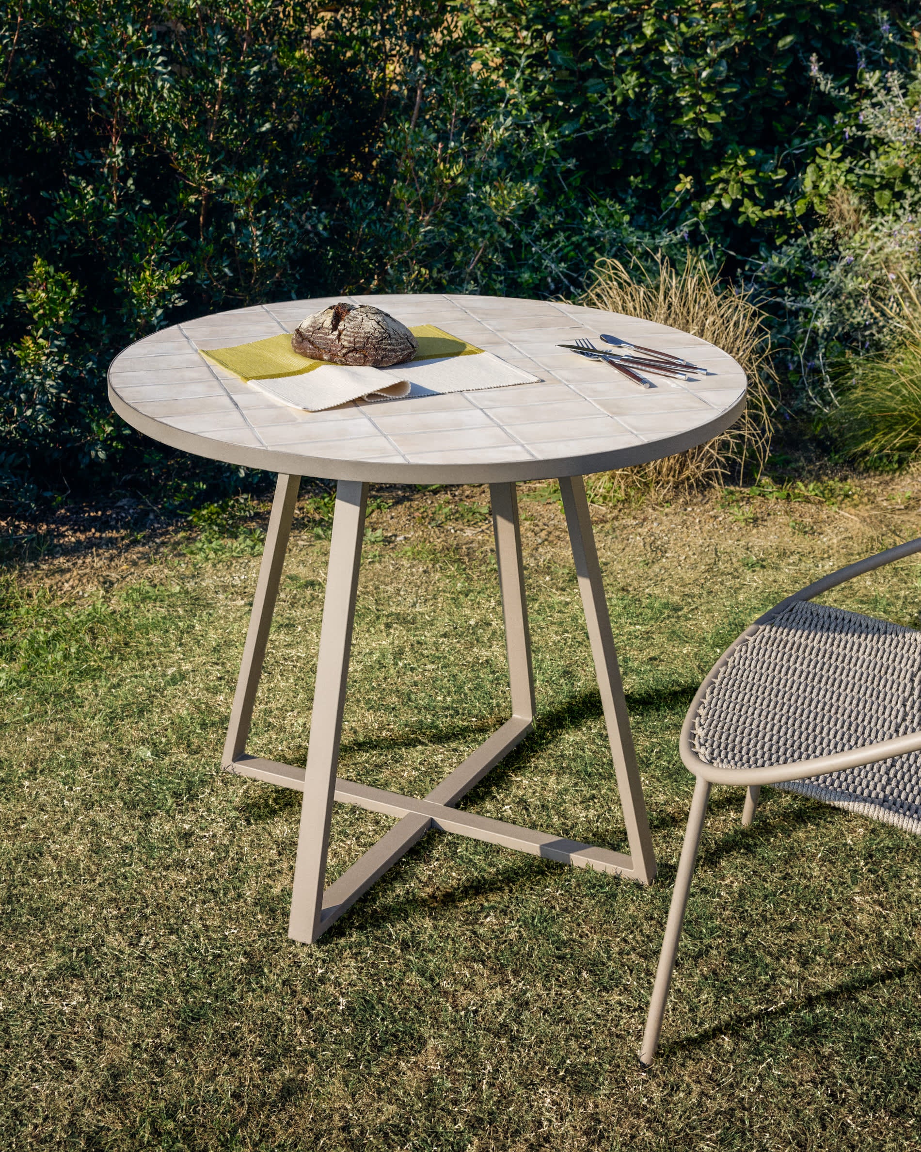 TELLA Beige Garden Table