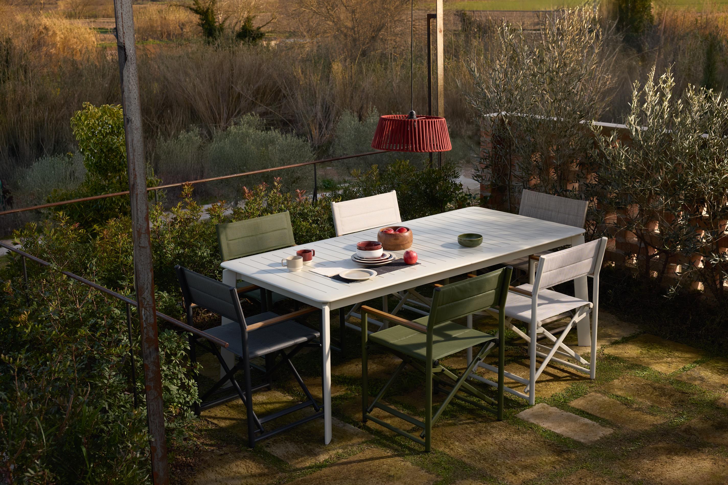 Skládací zahradní židle TISNO taupe