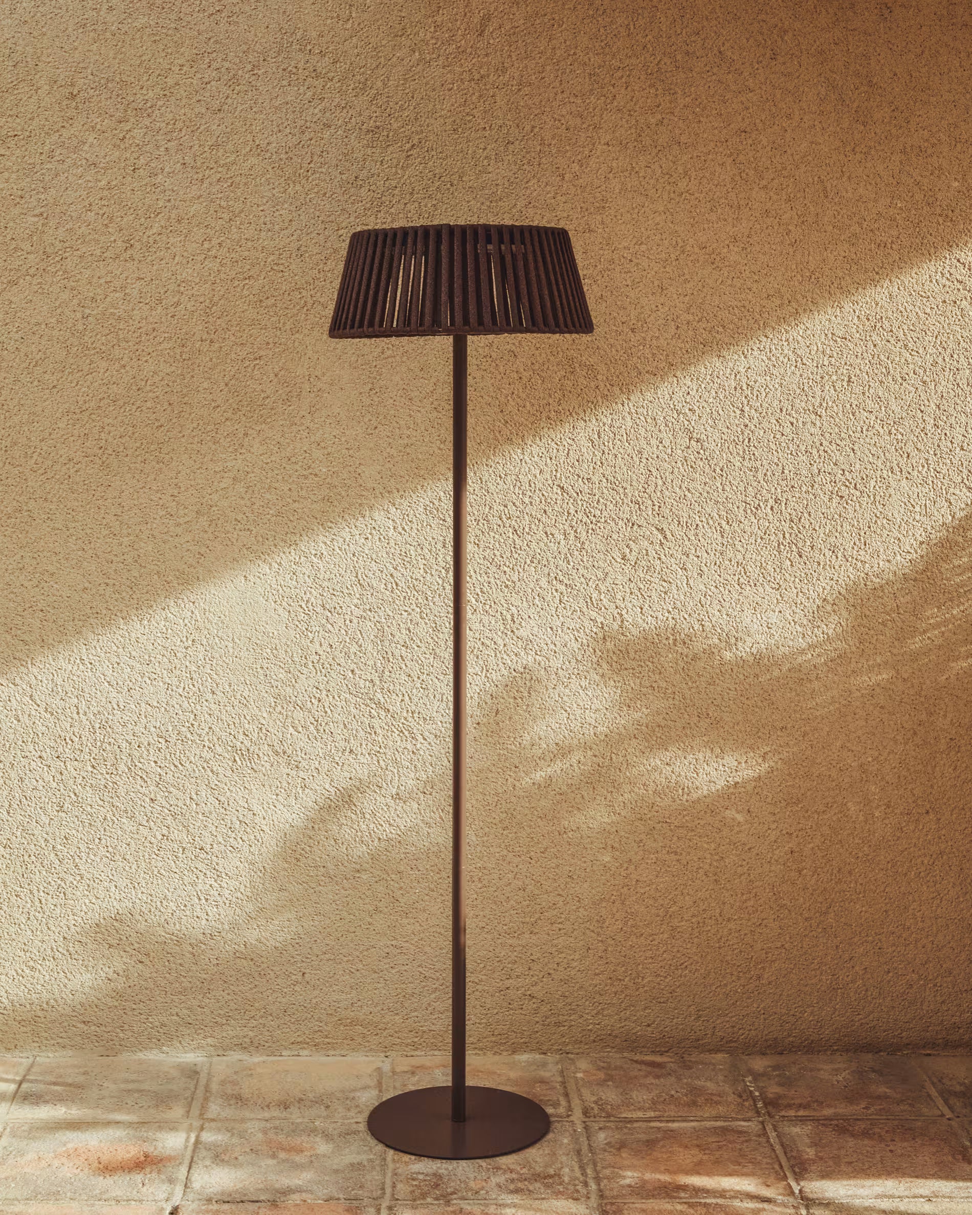 Solar Floor Garden Lamp ALDET Brown