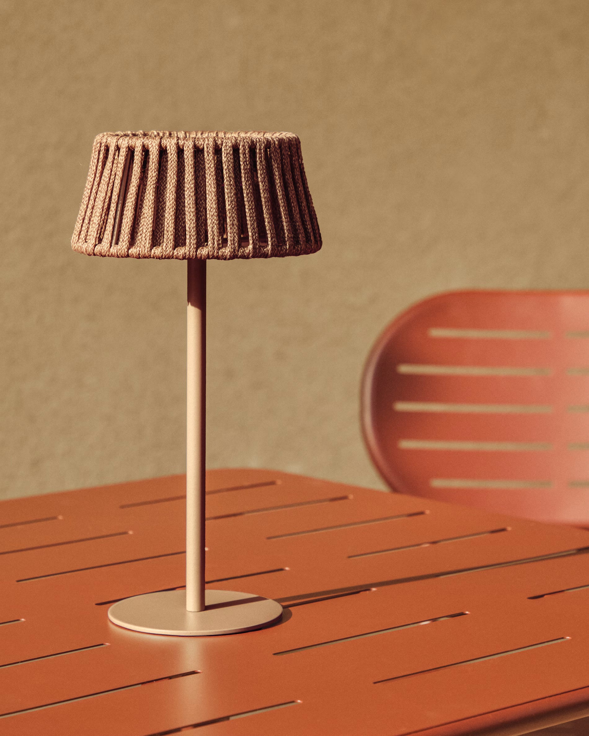 Solární zahradní lampa ALDET béžová [Ewelina] [Amelia spr]