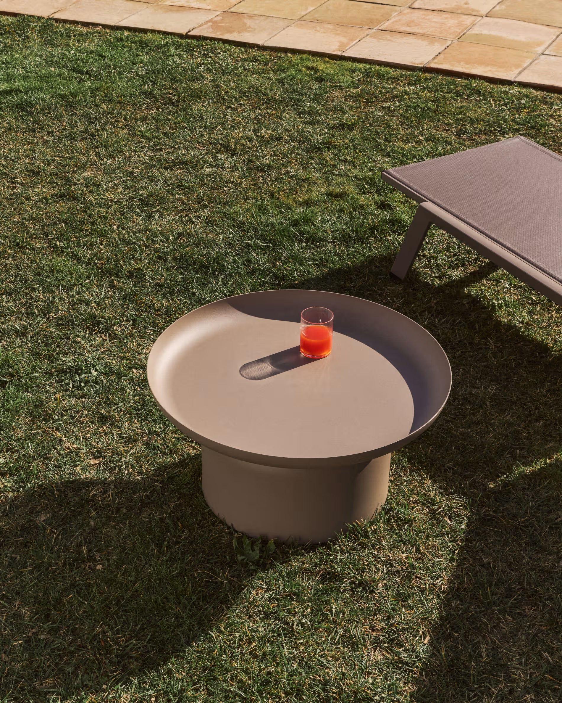 ARCOLA Taupe Outdoor Coffee Table