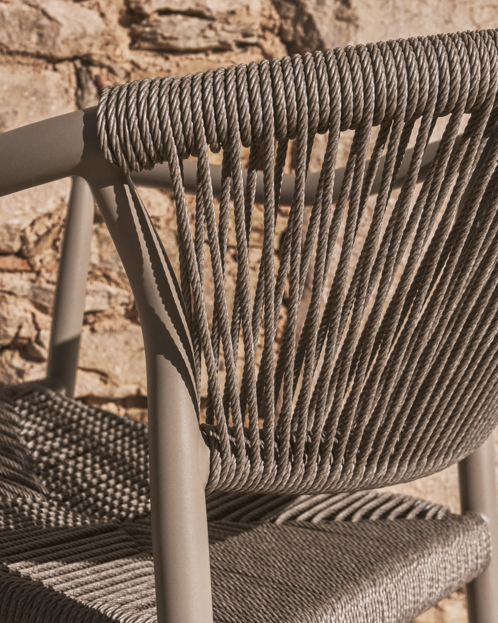 LIVADIA taupe garden chair