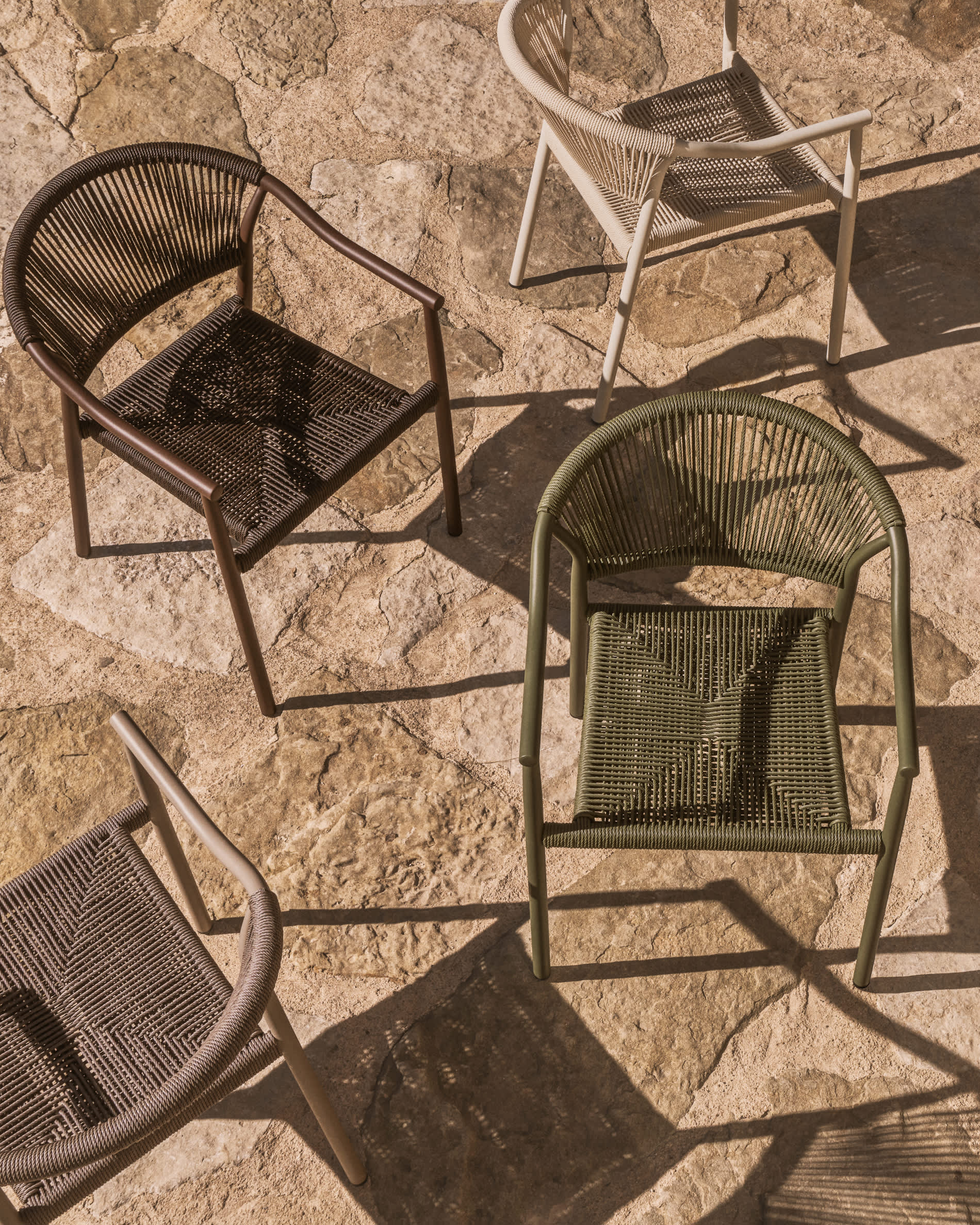 LIVADIA taupe garden chair