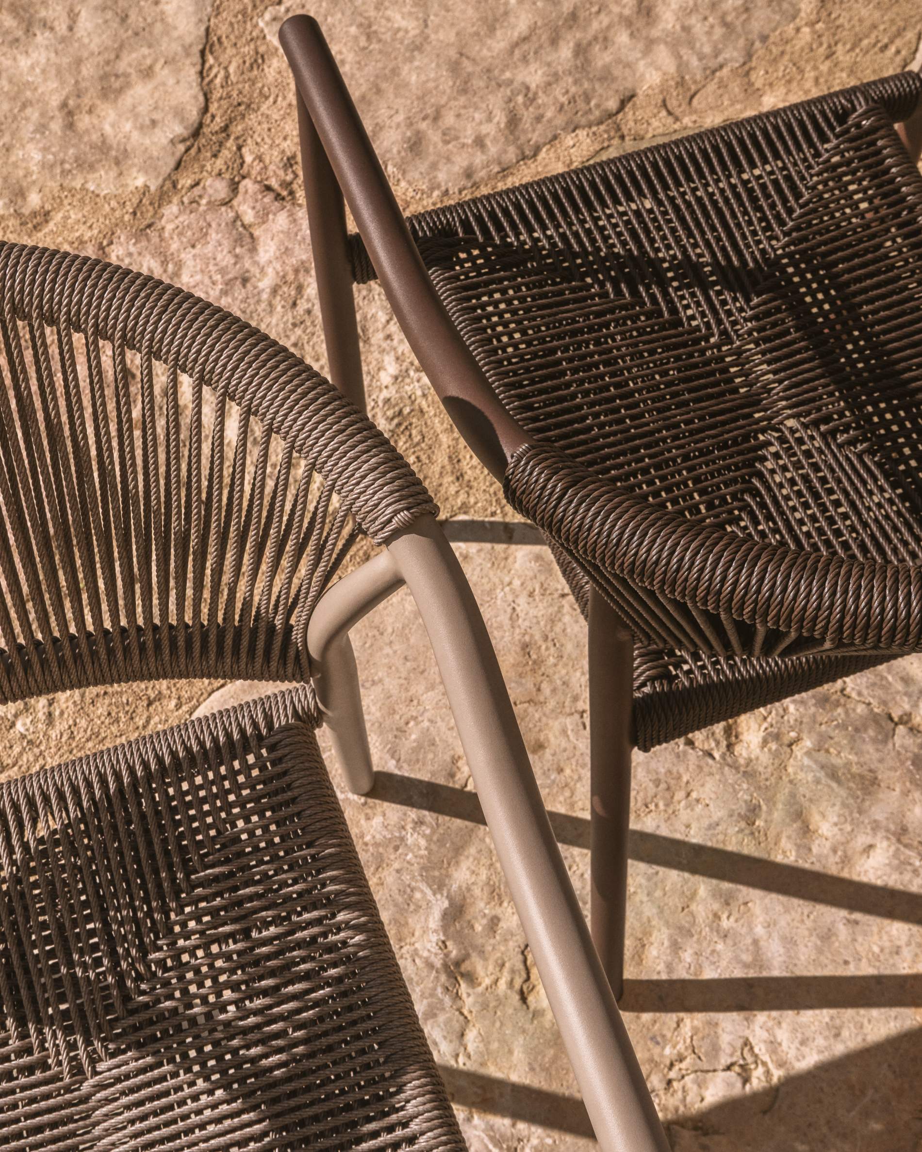 LIVADIA taupe garden chair