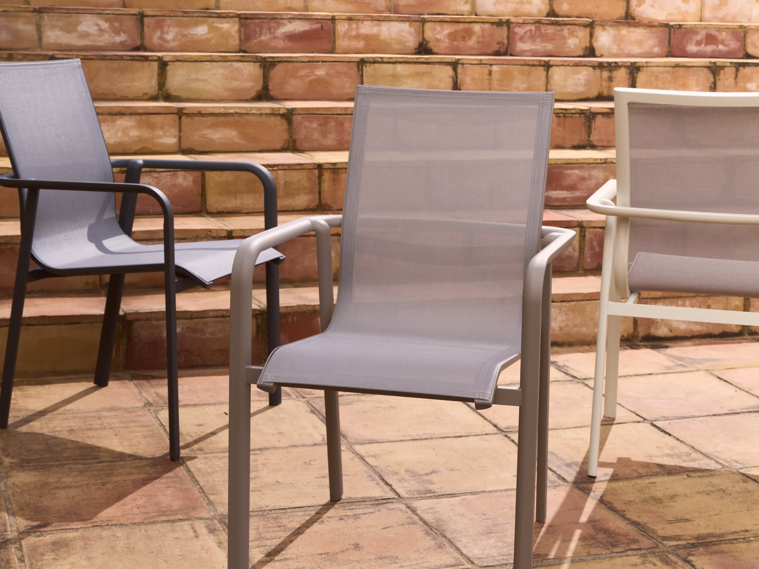 CANEA garden chair graphite