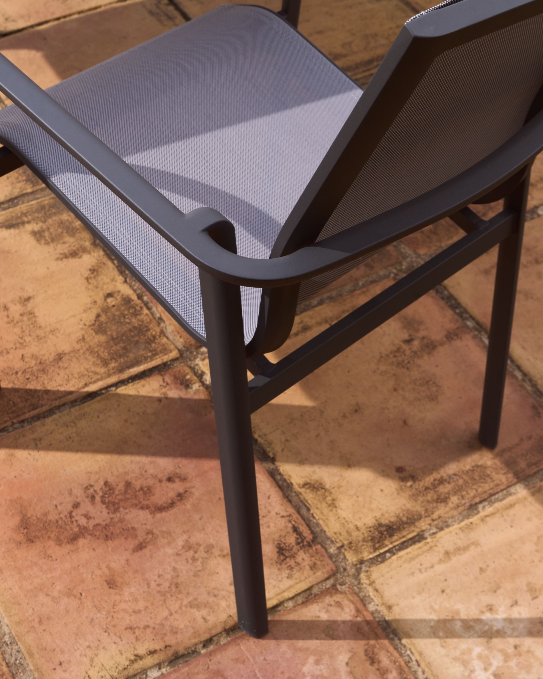 CANEA garden chair graphite