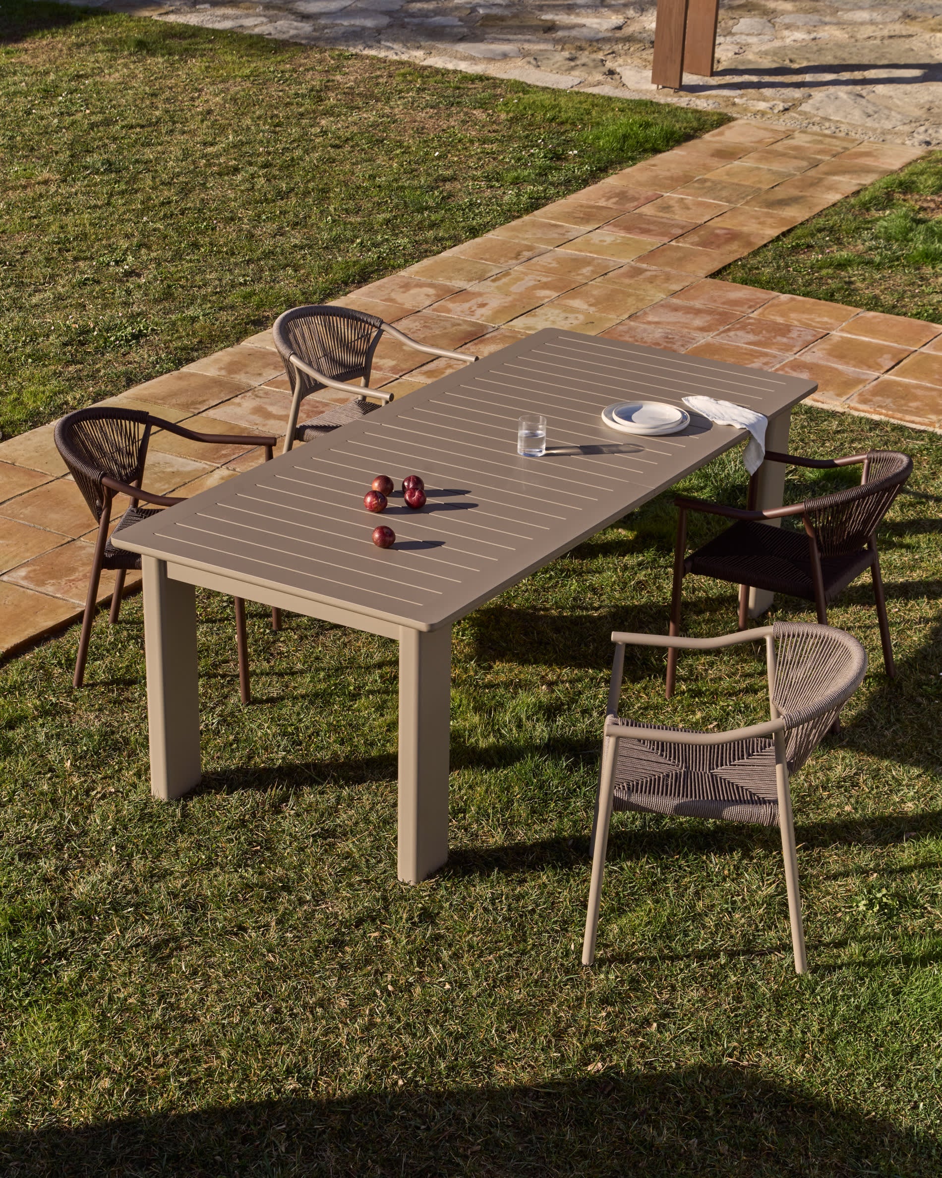 LIVADIA taupe garden chair