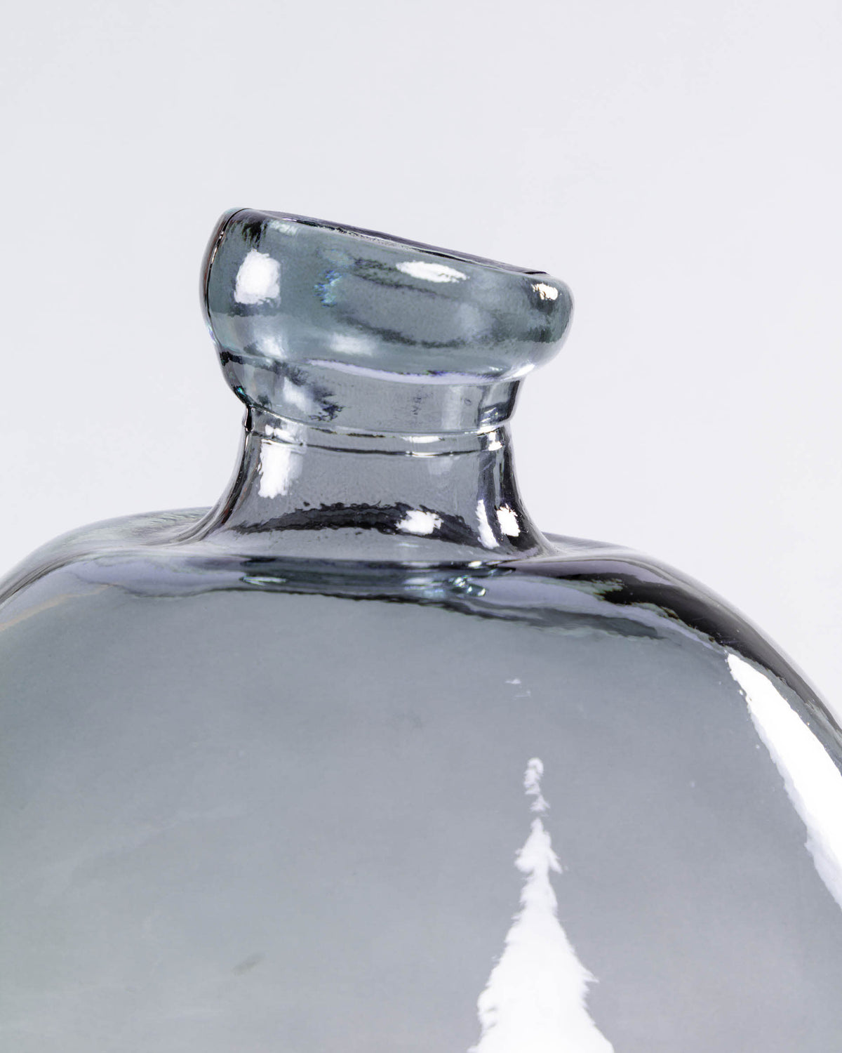 Wazon BRENNA niebieskie szkło z recyklingu – ujęcie 4