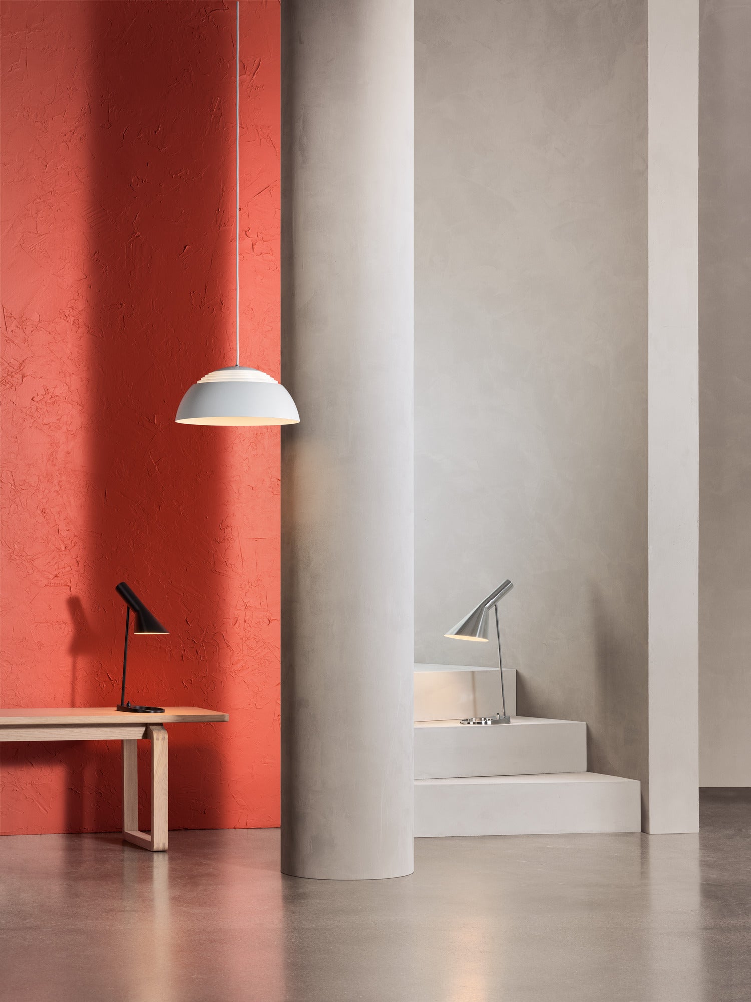 Stolní lampa AJ MINI leštěná nerezová ocel