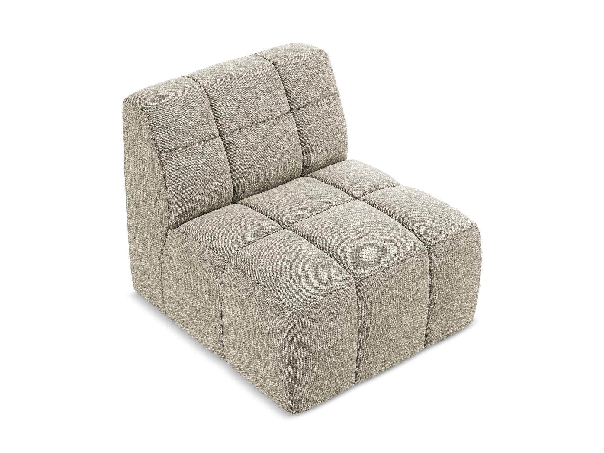 Křeslo / modul ALOHA taupe boucle