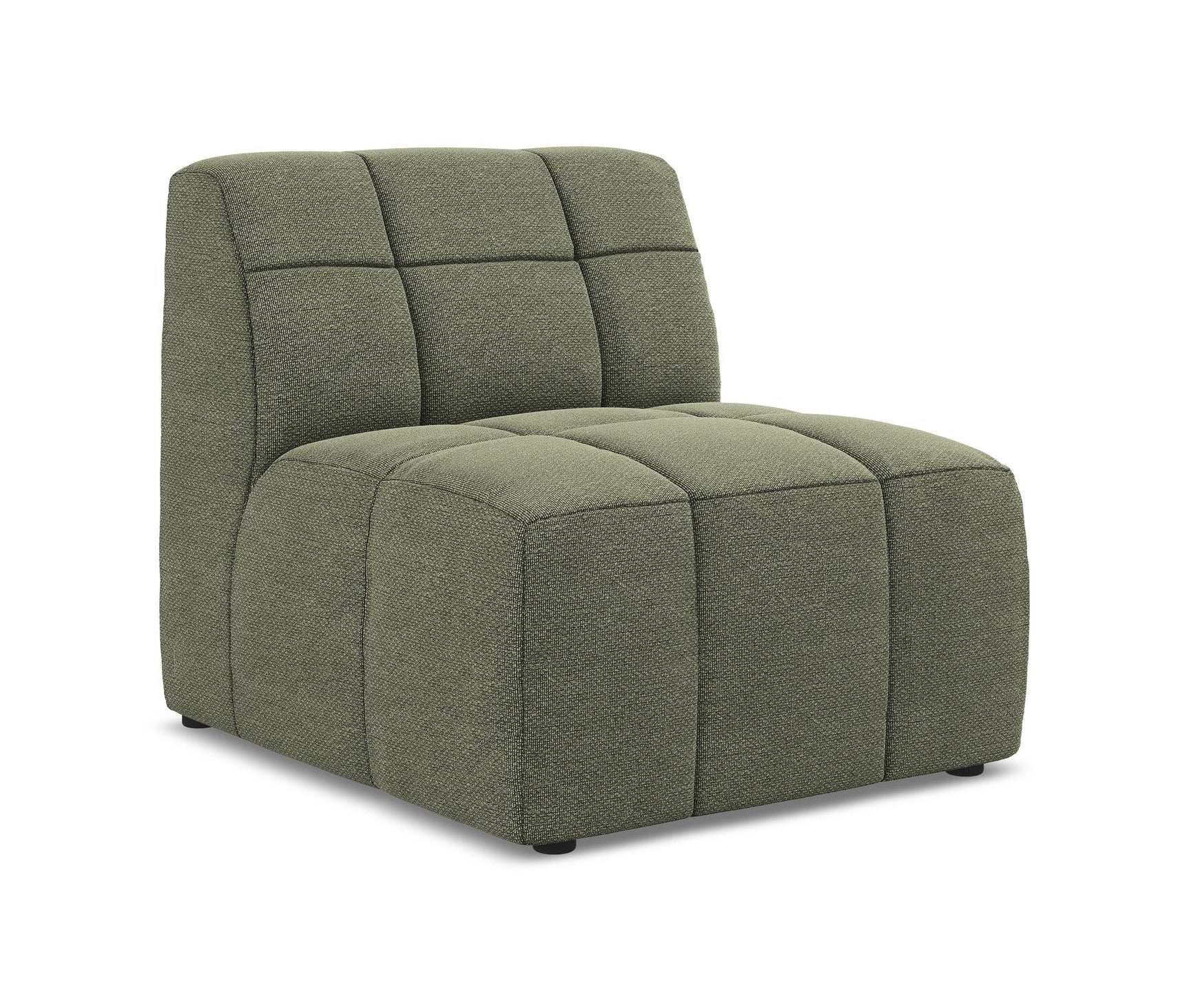 Křeslo / modul ALOHA olivový boucle